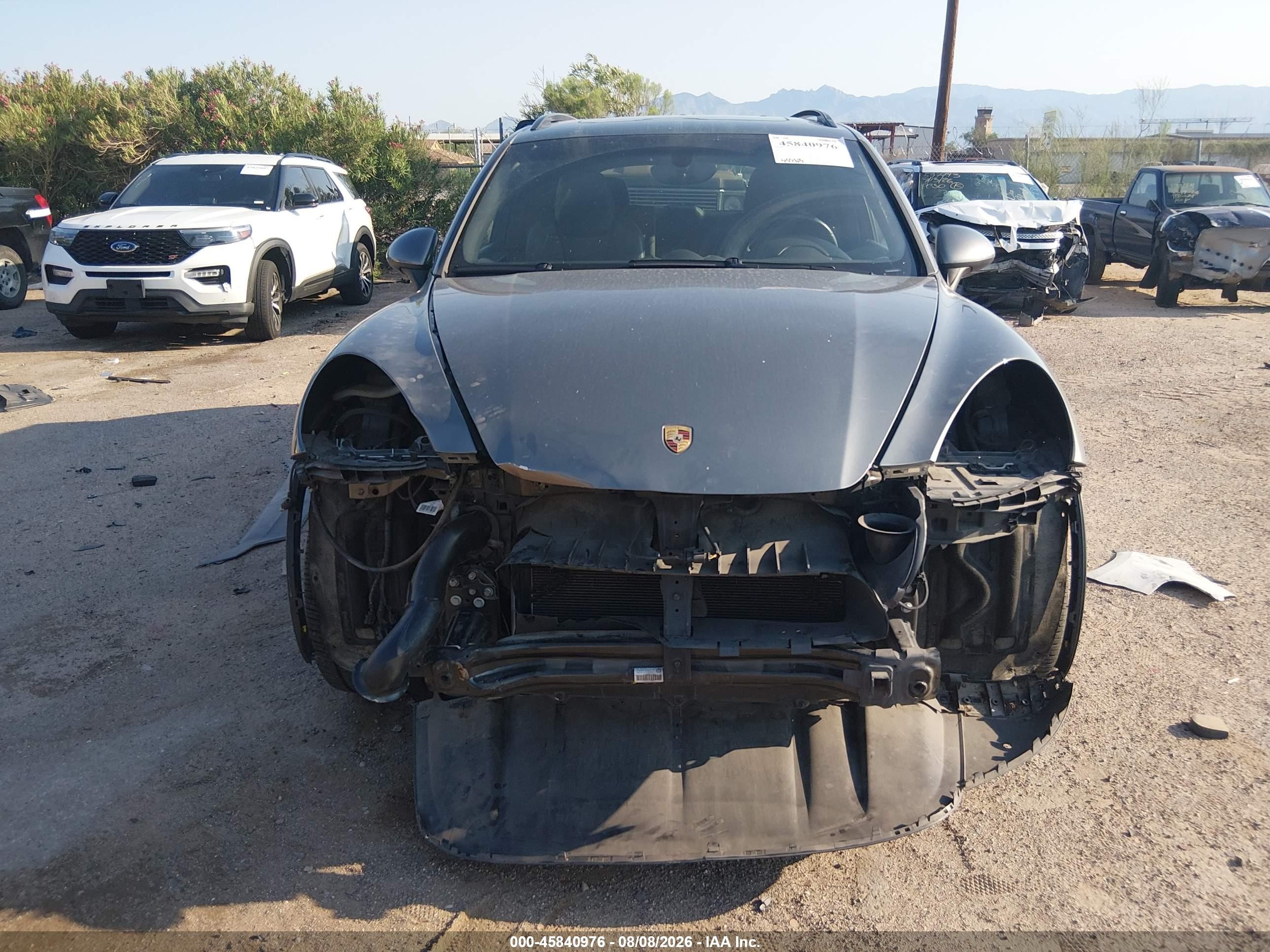 2014 Porsche Cayenne S Gray vin: WP1AB2A20ELA56423