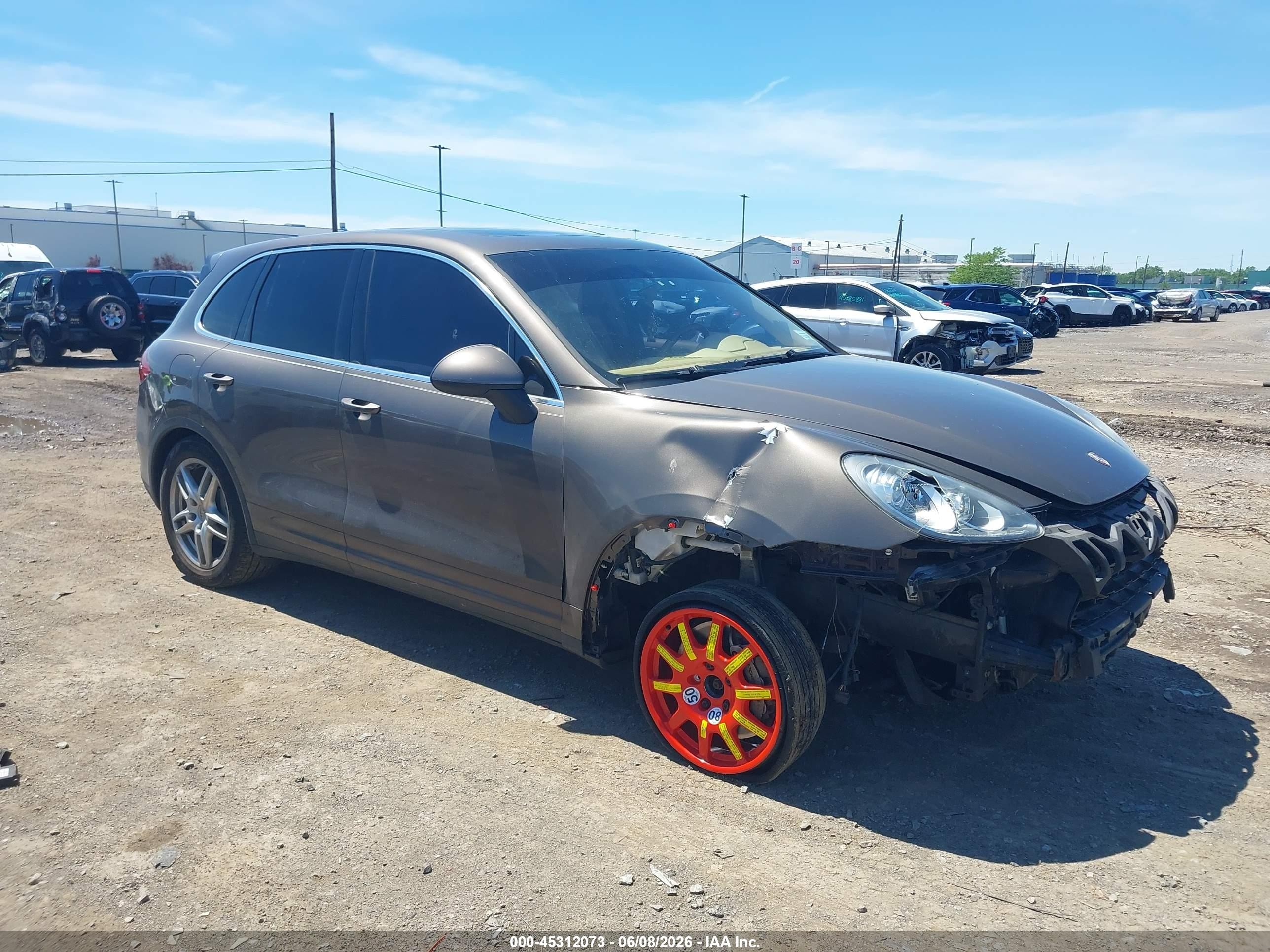 2013 Porsche Cayenne S Gray vin: WP1AB2A21DLA80504