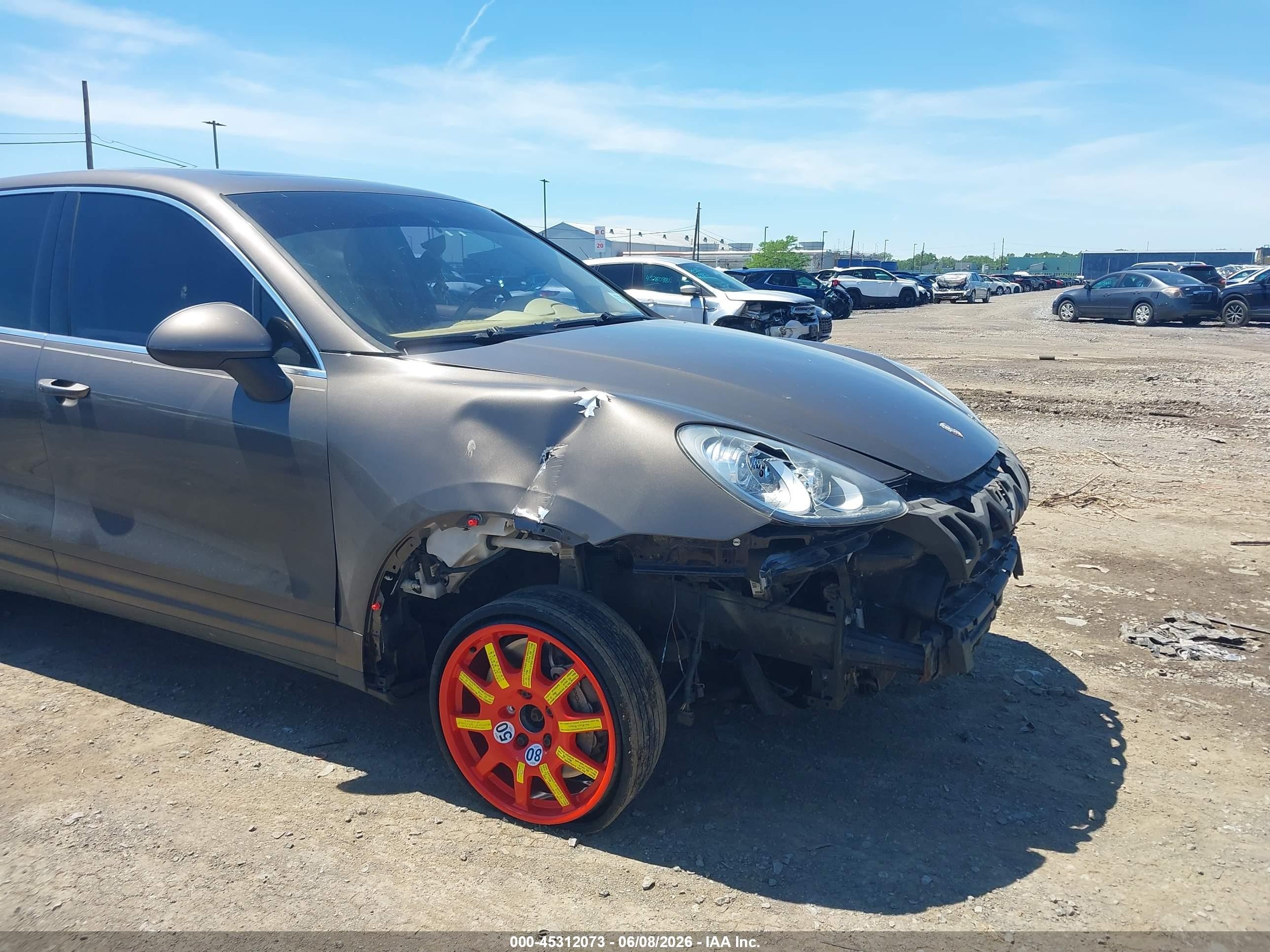 2013 Porsche Cayenne S Gray vin: WP1AB2A21DLA80504