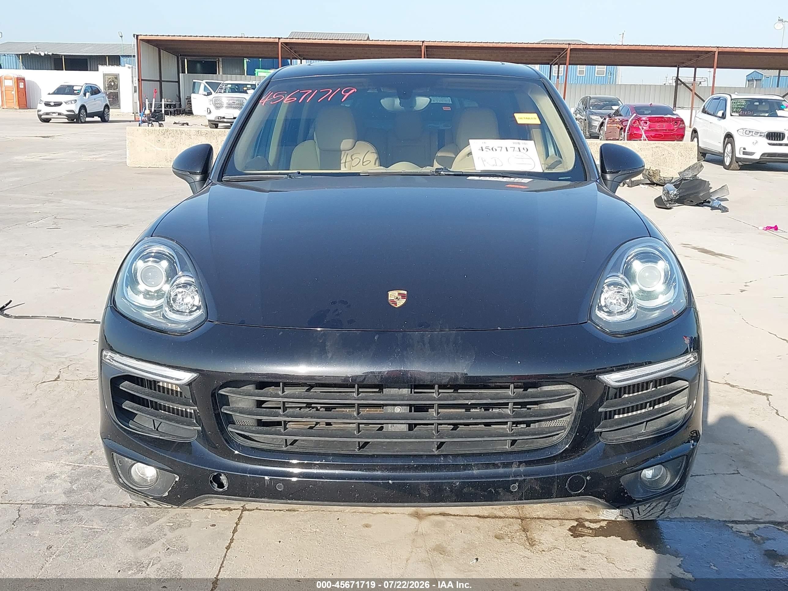 2015 Porsche Cayenne S Black vin: WP1AB2A21FLA56772