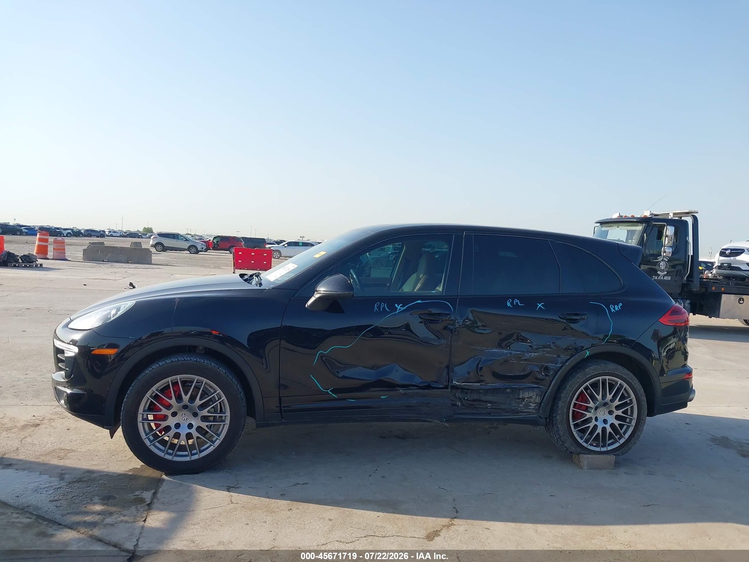 2015 Porsche Cayenne S Black vin: WP1AB2A21FLA56772