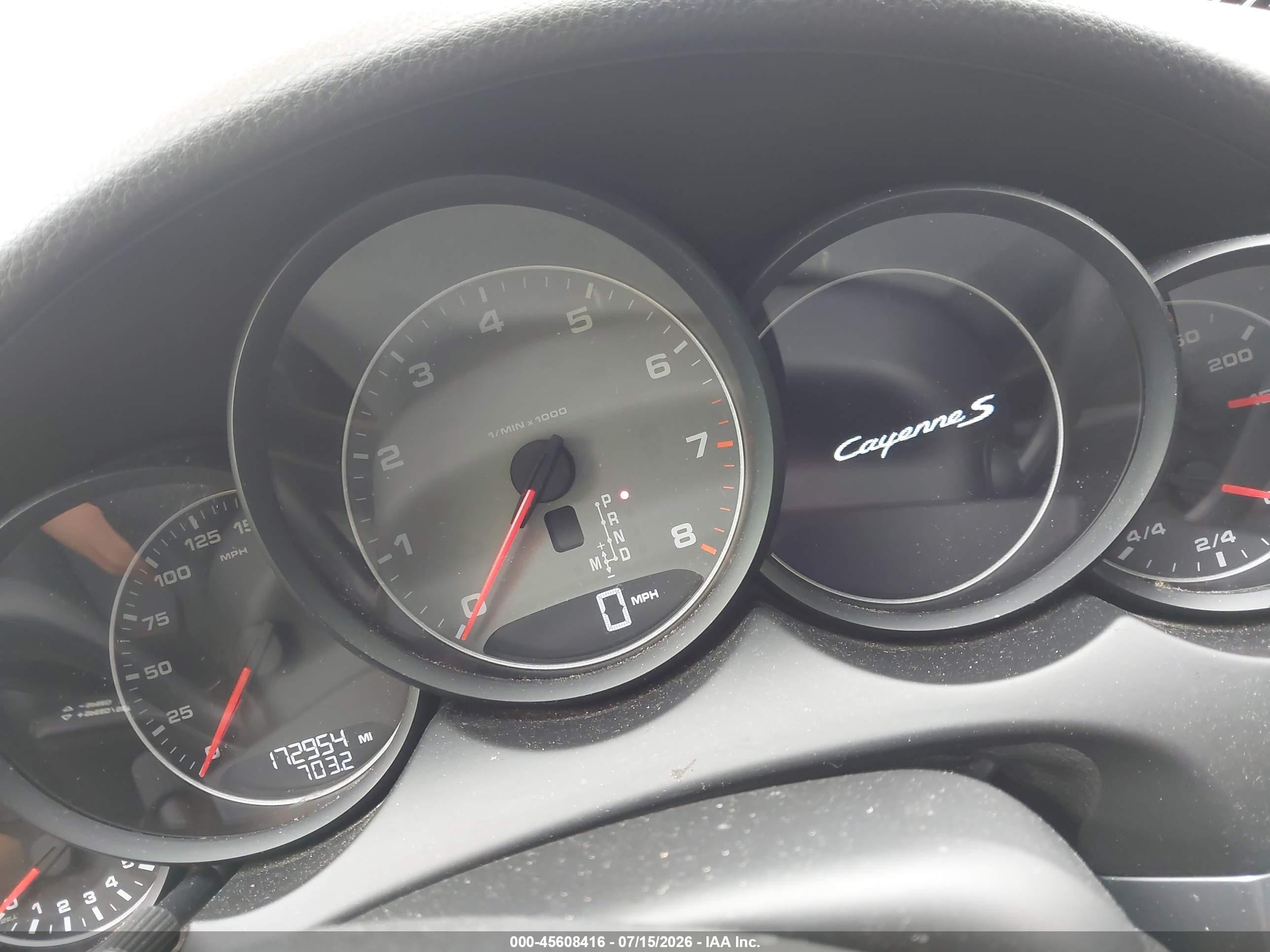 2013 Porsche Cayenne S Черный vin: WP1AB2A22DLA83461