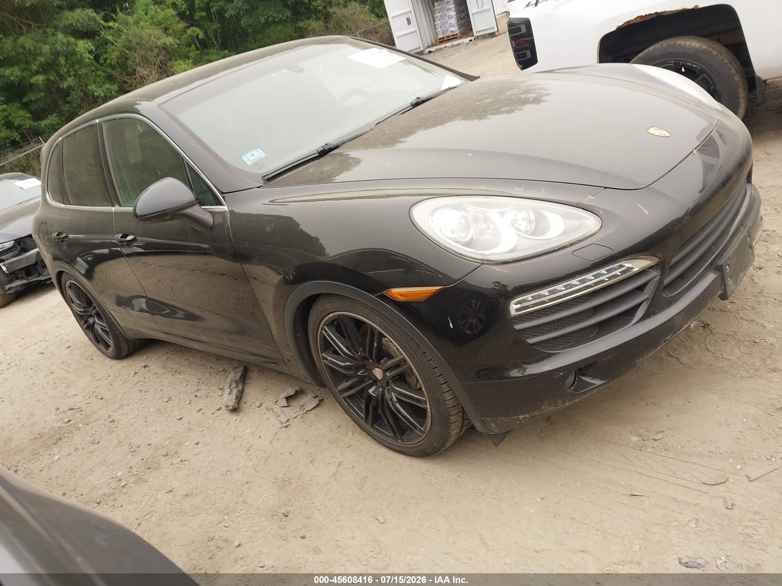 2013 Porsche Cayenne S Черный vin: WP1AB2A22DLA83461