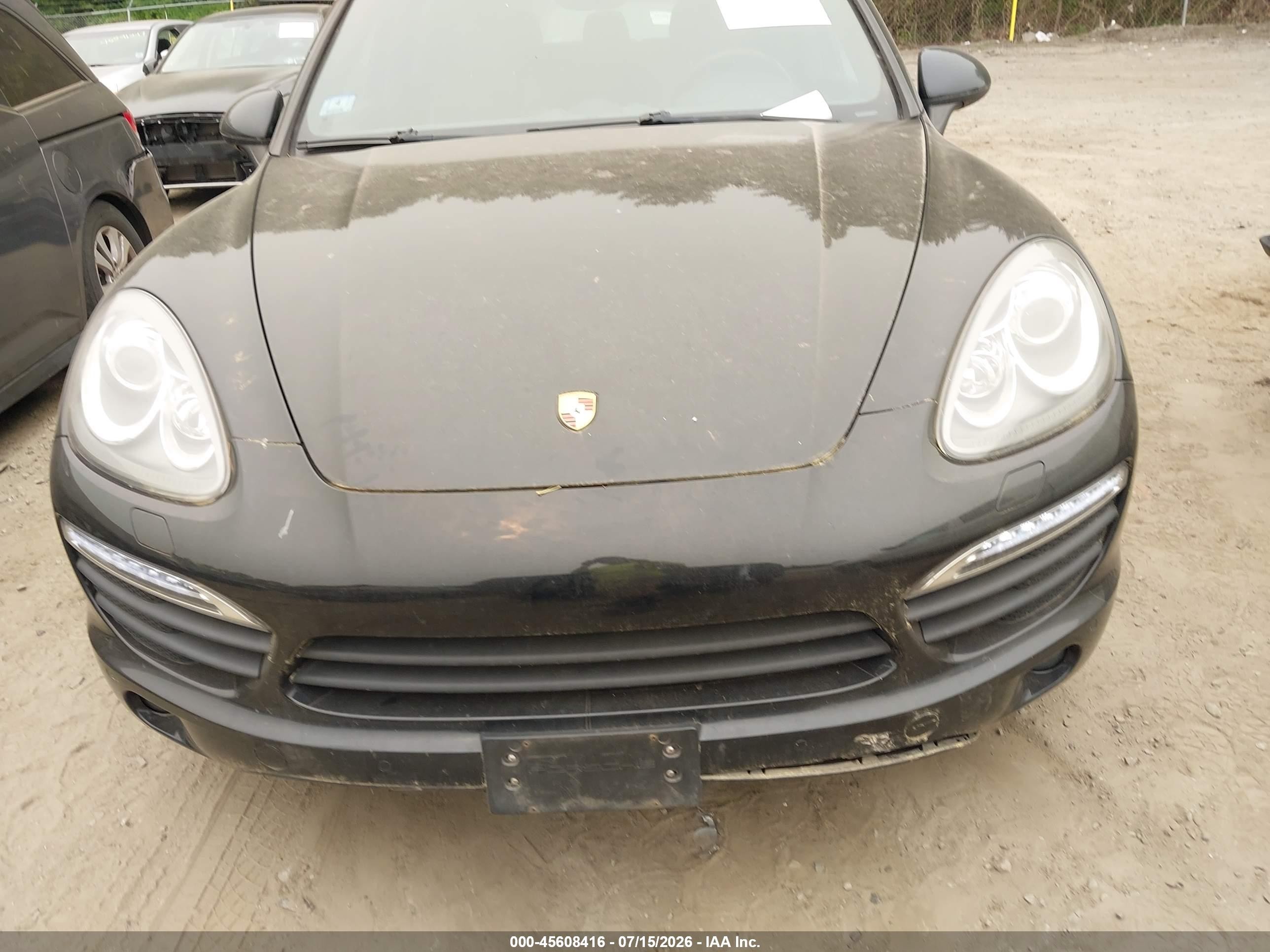 2013 Porsche Cayenne S Черный vin: WP1AB2A22DLA83461