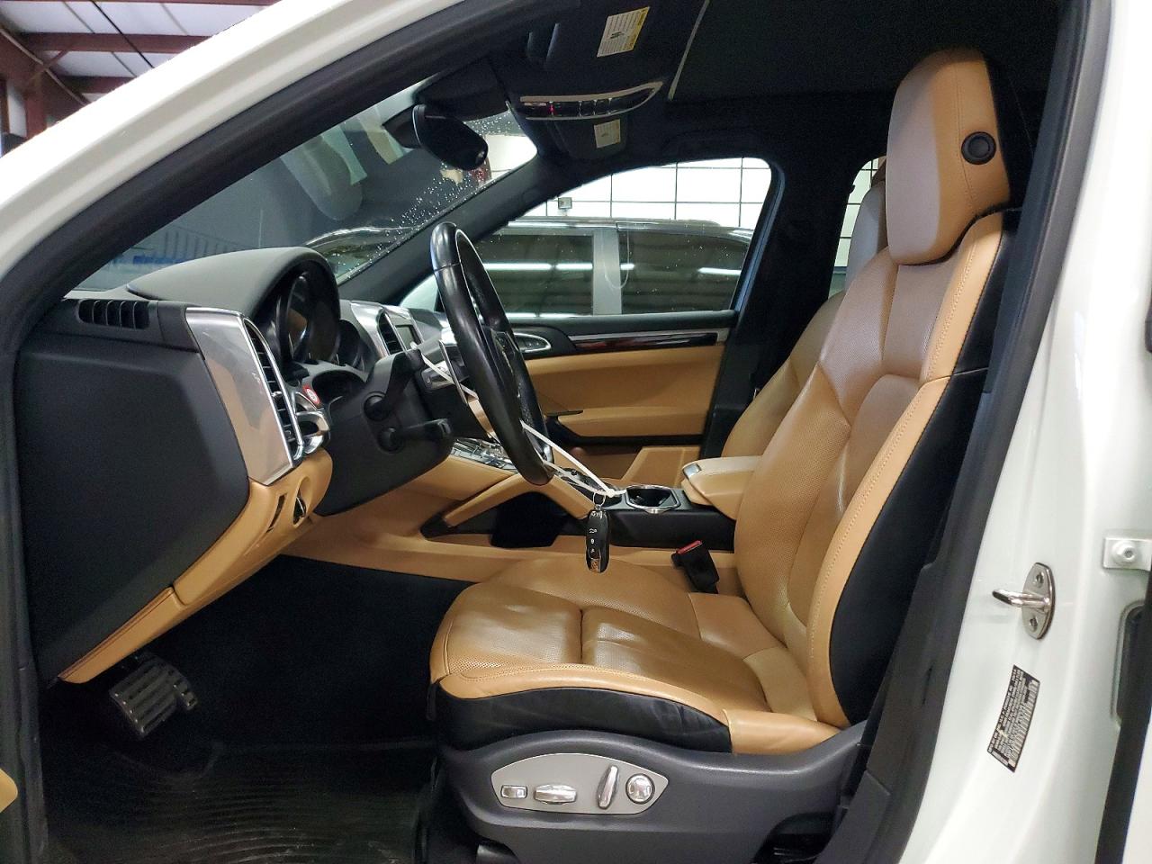 2015 Porsche Cayenne S White vin: WP1AB2A22FLA57445