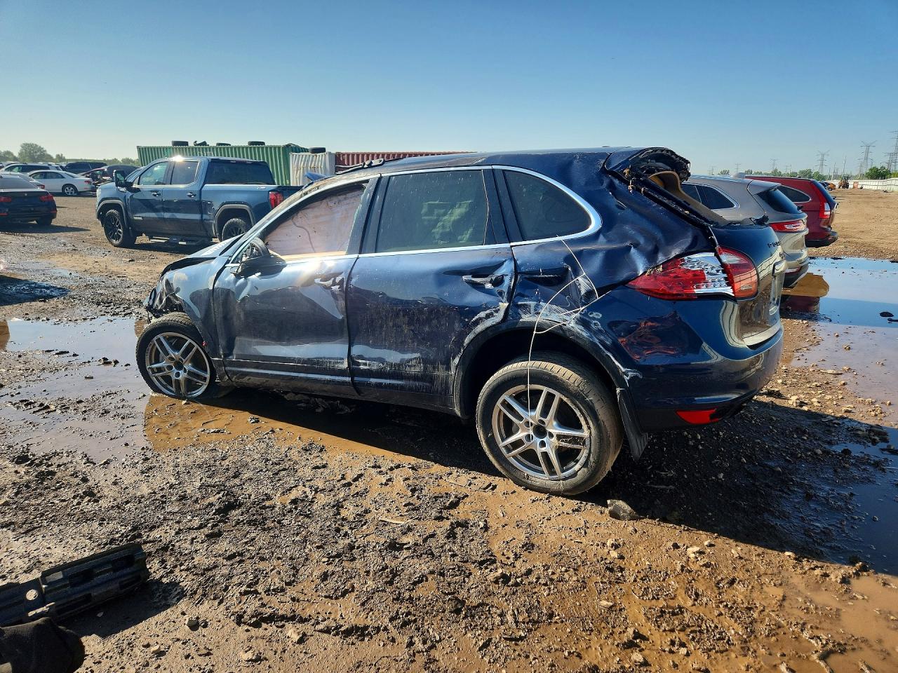 2011 Porsche Cayenne S Синий vin: WP1AB2A24BLA43203