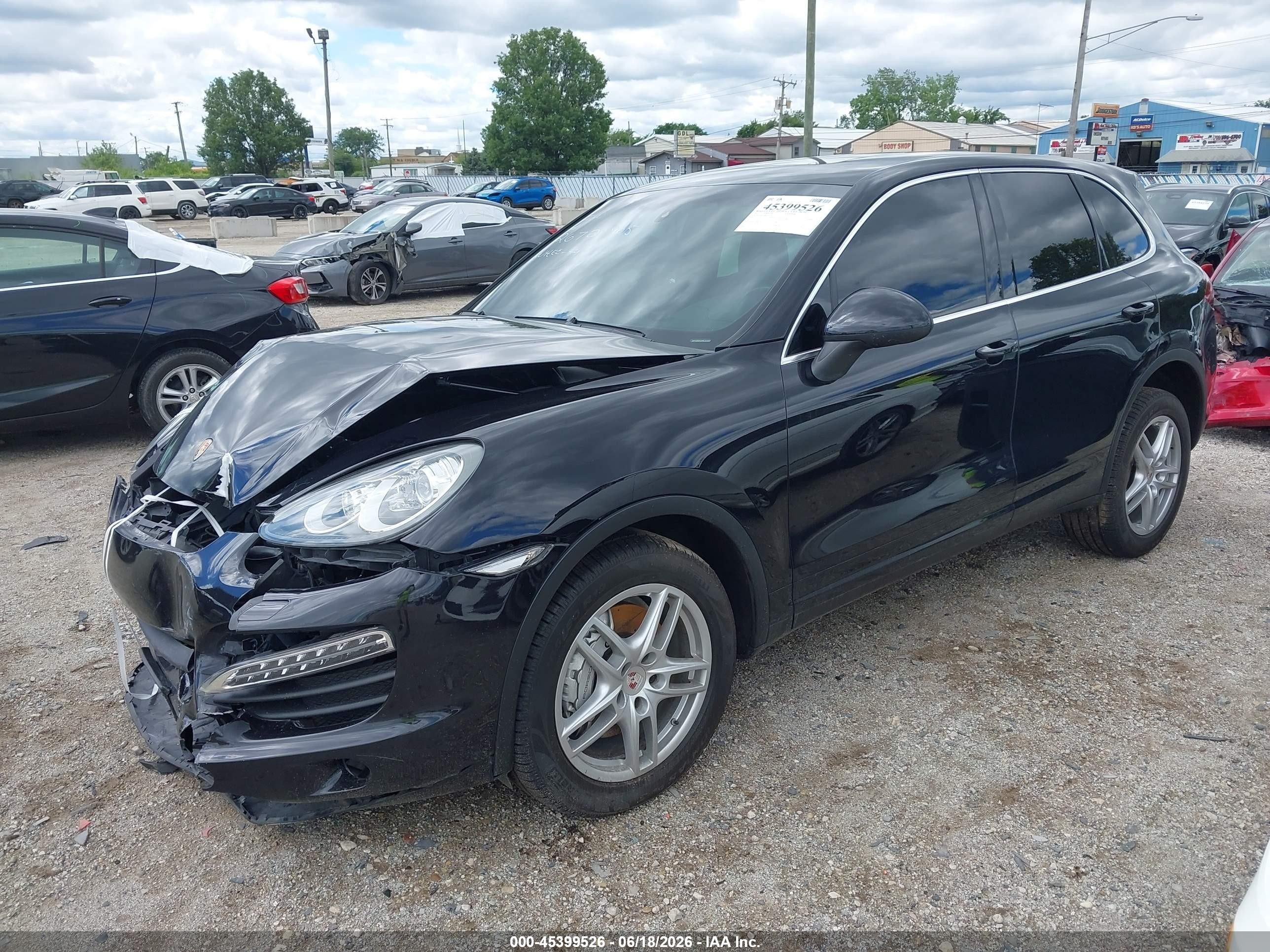 2011 Porsche Cayenne S Black vin: WP1AB2A24BLA46392
