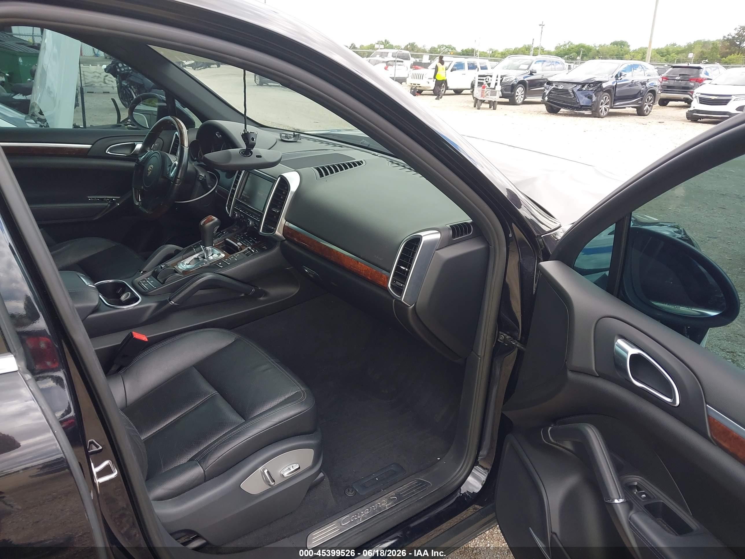 2011 Porsche Cayenne S Black vin: WP1AB2A24BLA46392