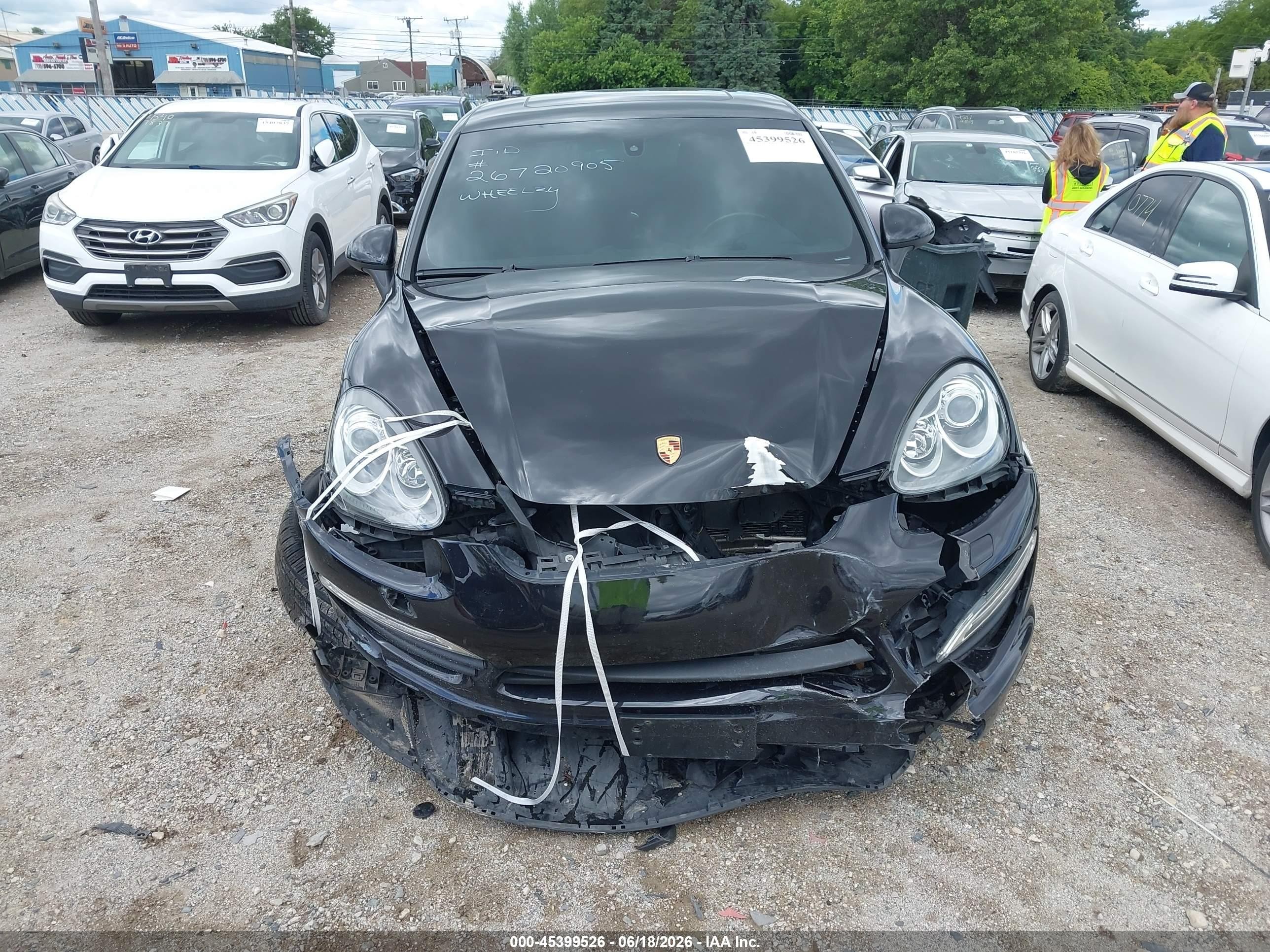 2011 Porsche Cayenne S Black vin: WP1AB2A24BLA46392