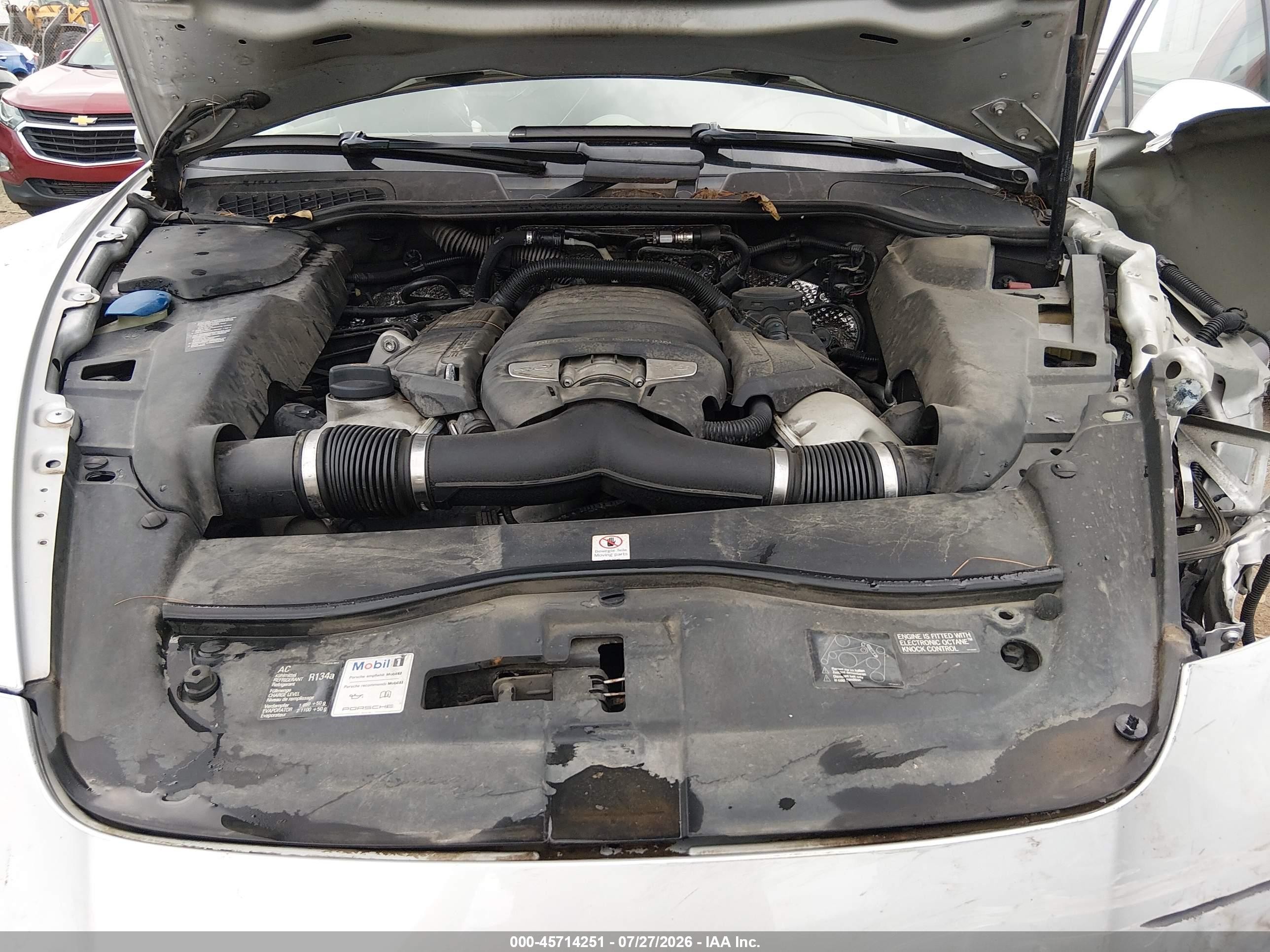 2012 Porsche Cayenne S Silver vin: WP1AB2A24CLA44420