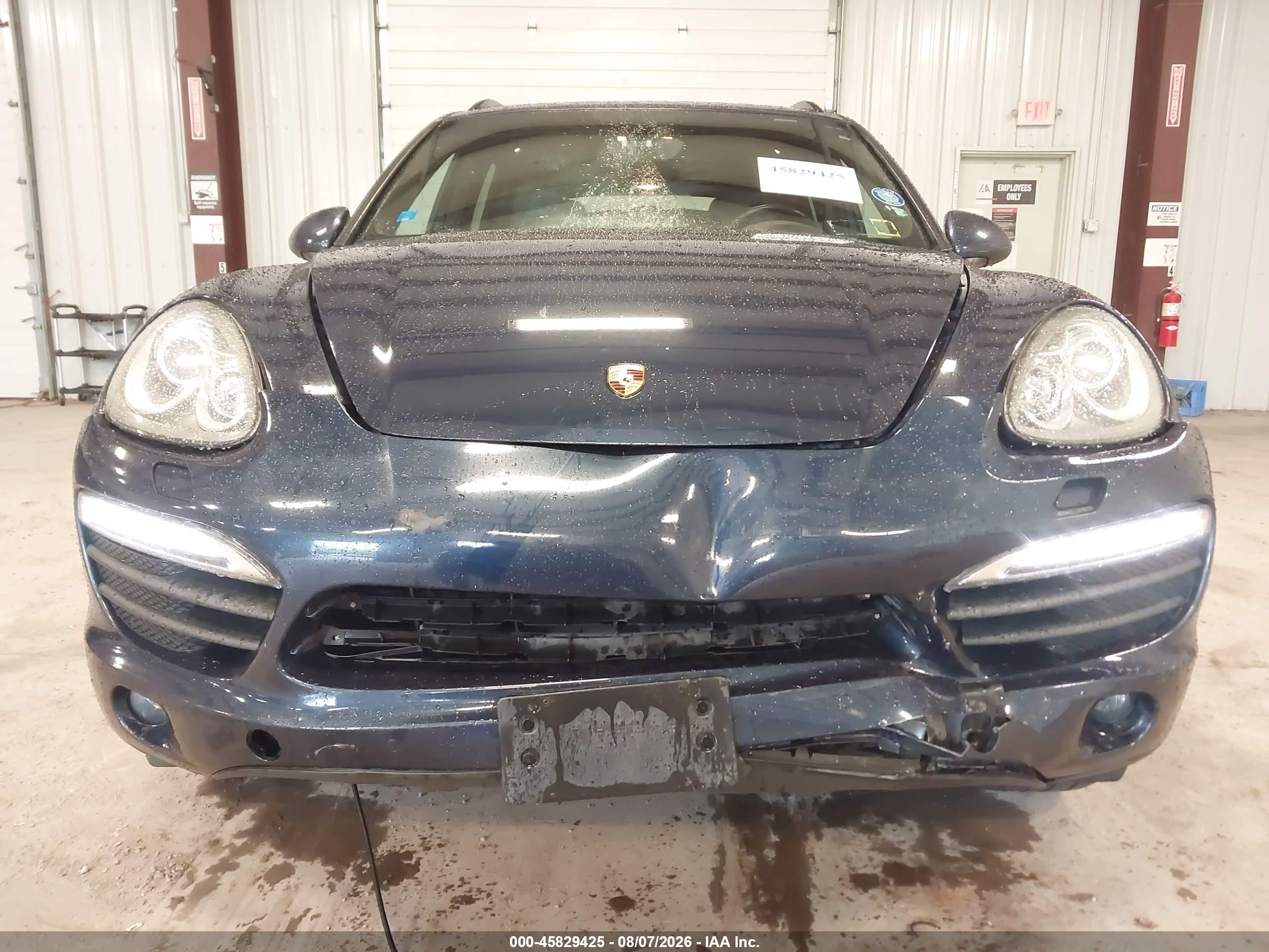 2012 Porsche Cayenne S Blue vin: WP1AB2A24CLA45311