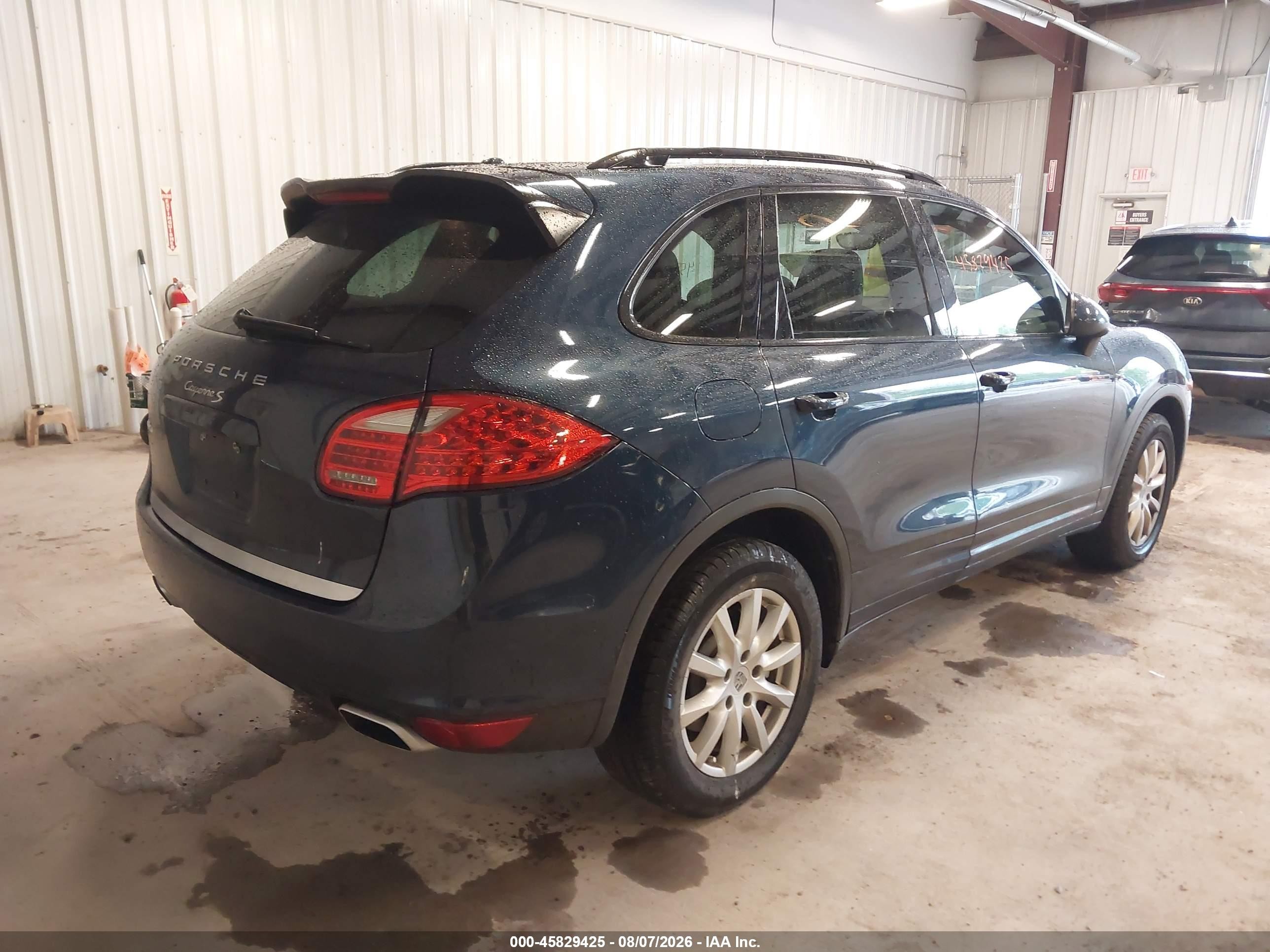 2012 Porsche Cayenne S Blue vin: WP1AB2A24CLA45311