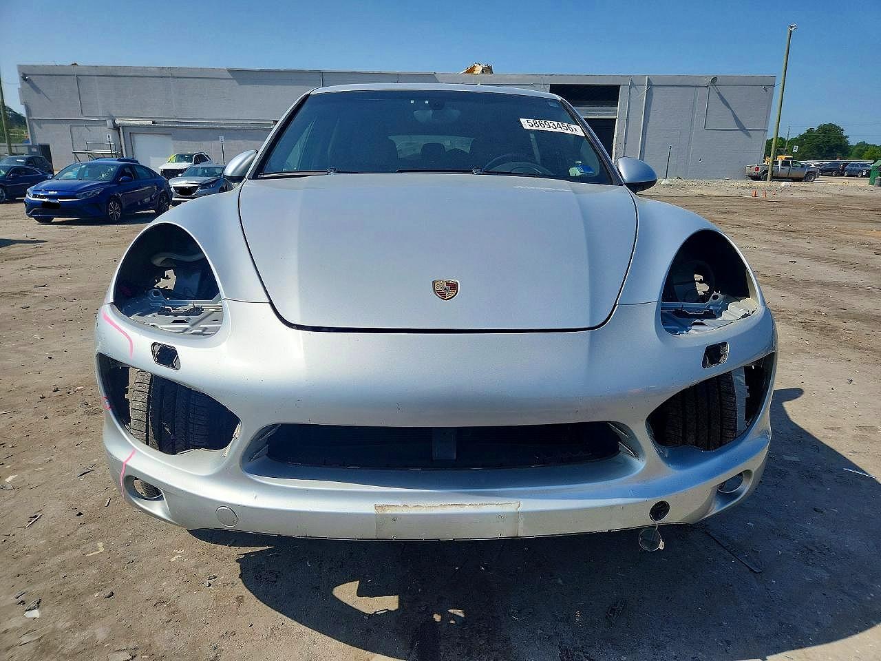 2011 Porsche Cayenne S Silver vin: WP1AB2A25BLA41802