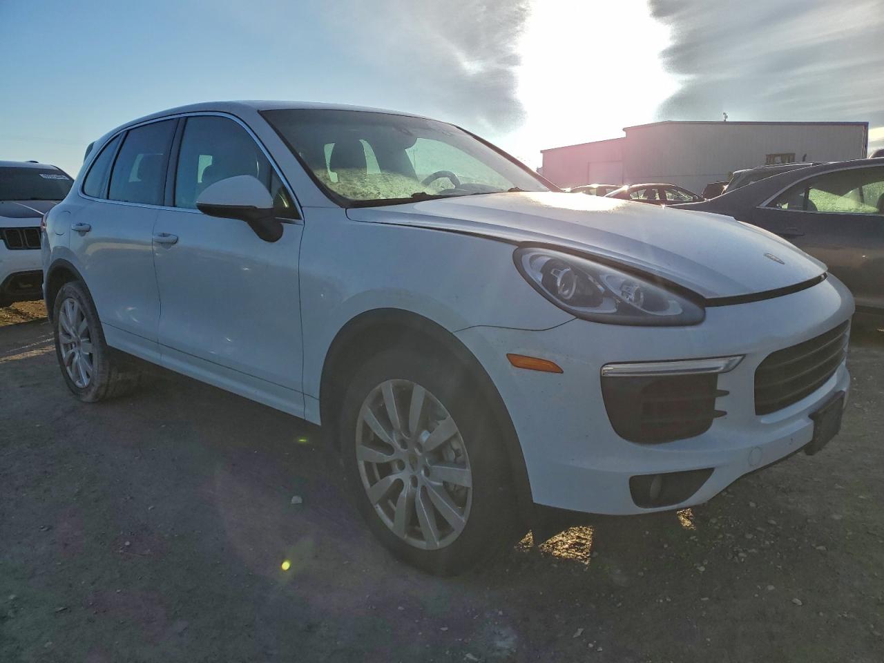 2015 Porsche Cayenne S White vin: WP1AB2A26FLA57819