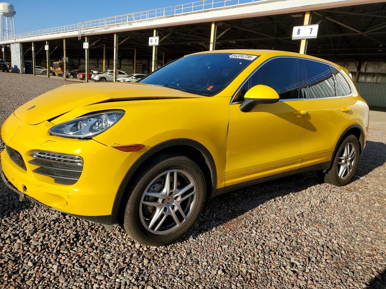 2011 Porsche Cayenne S Yellow vin: WP1AB2A27BLA42109