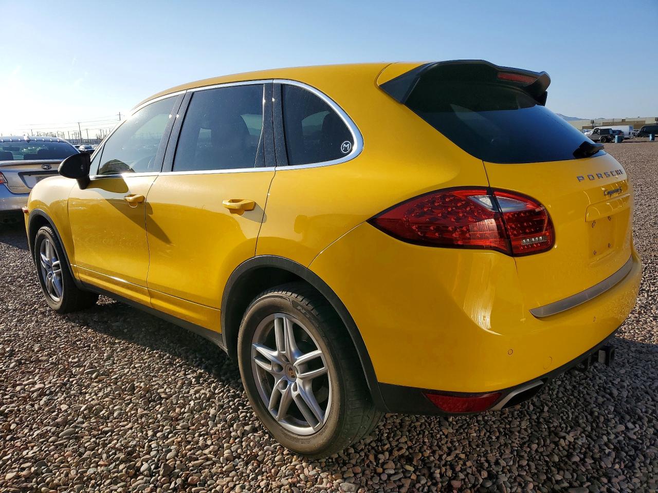 2011 Porsche Cayenne S Yellow vin: WP1AB2A27BLA42109