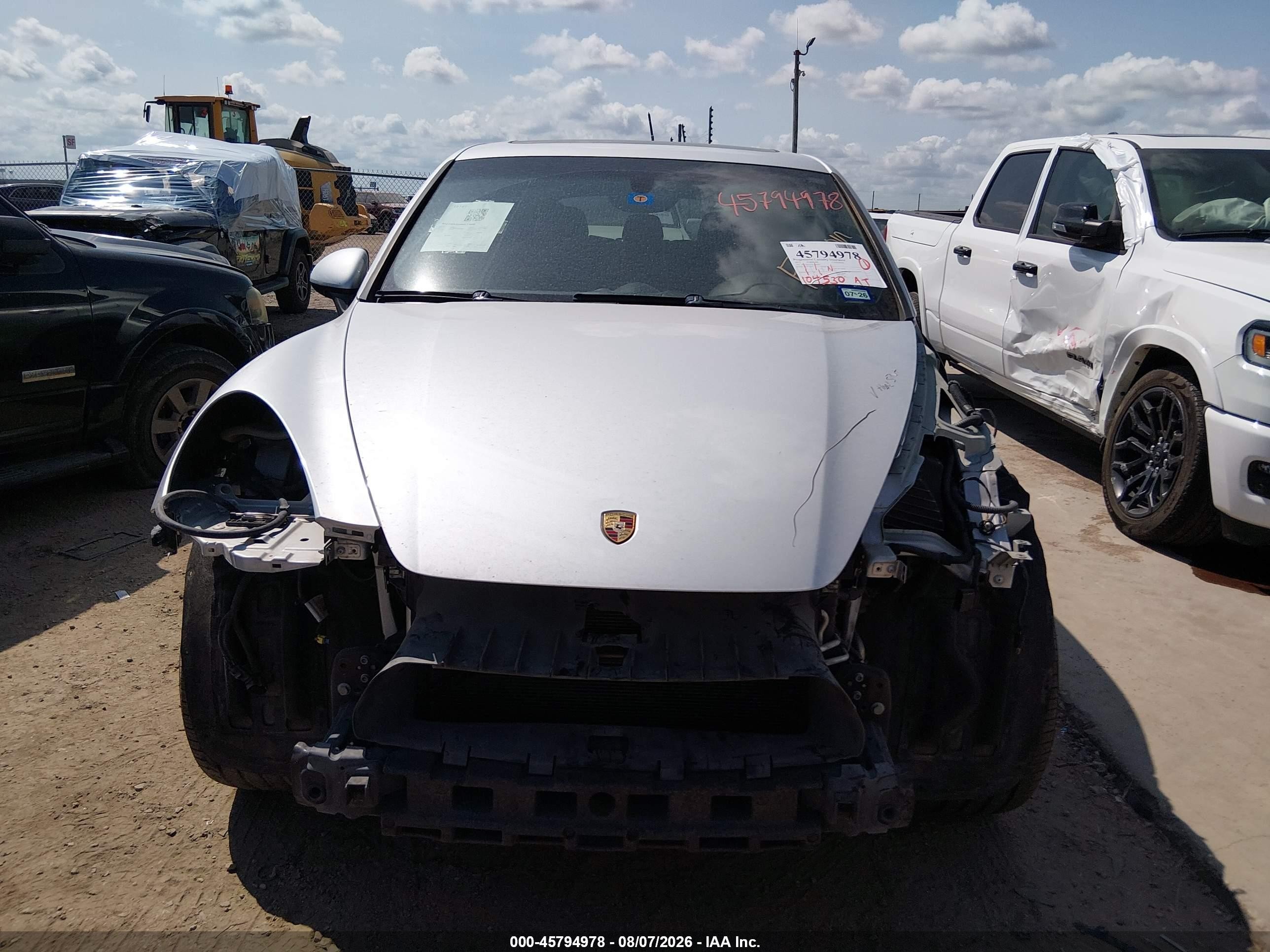 2012 Porsche Cayenne S Silver vin: WP1AB2A27CLA45819