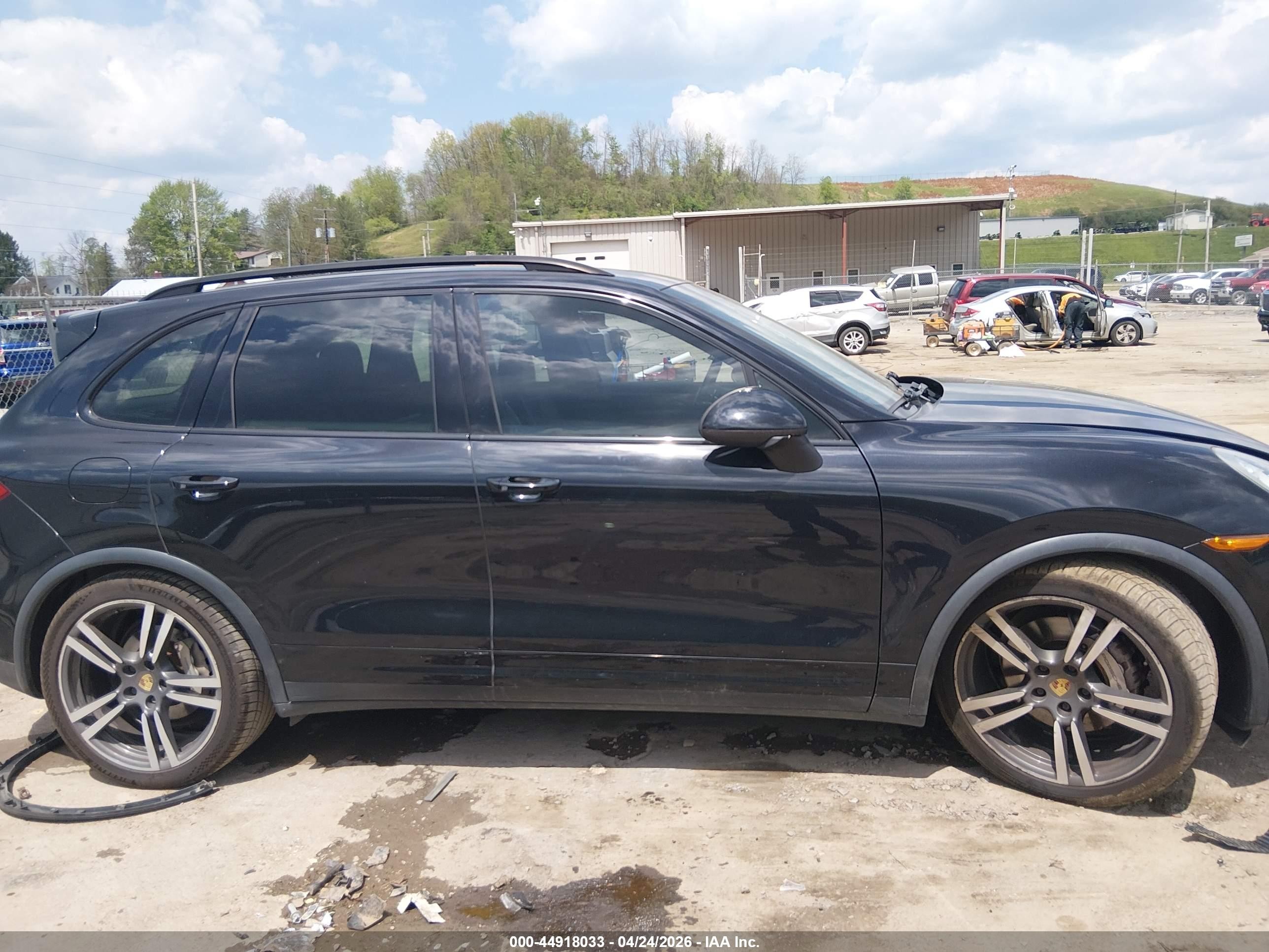 2014 Porsche Cayenne S Black vin: WP1AB2A27ELA58816