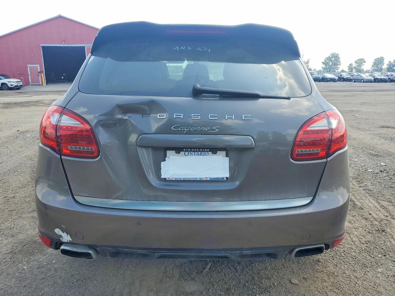 2011 Porsche Cayenne S Brown vin: WP1AB2A28BLA45231