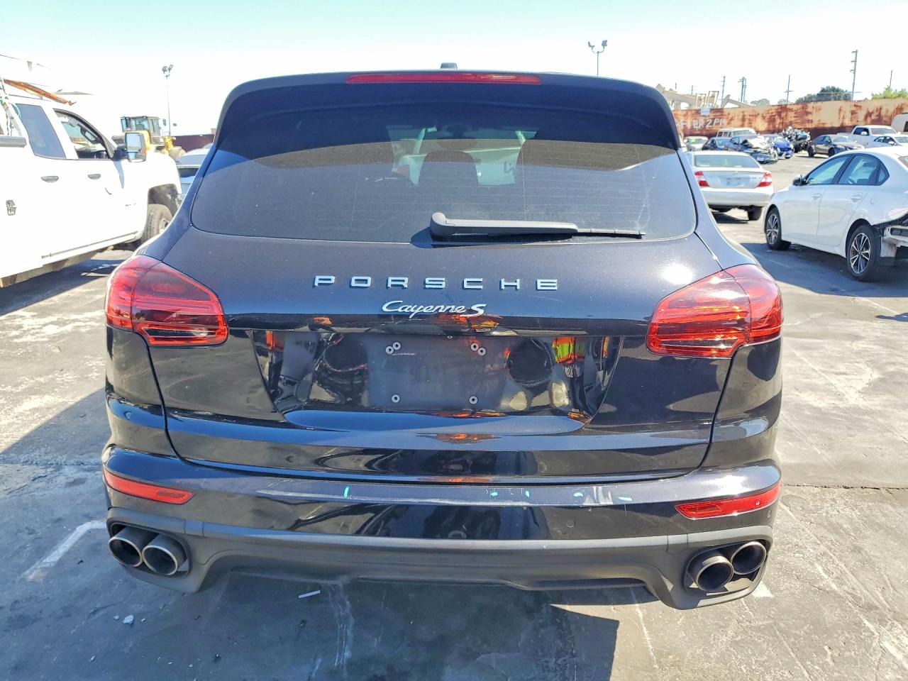 2015 Porsche Cayenne S Black vin: WP1AB2A28FLA56123