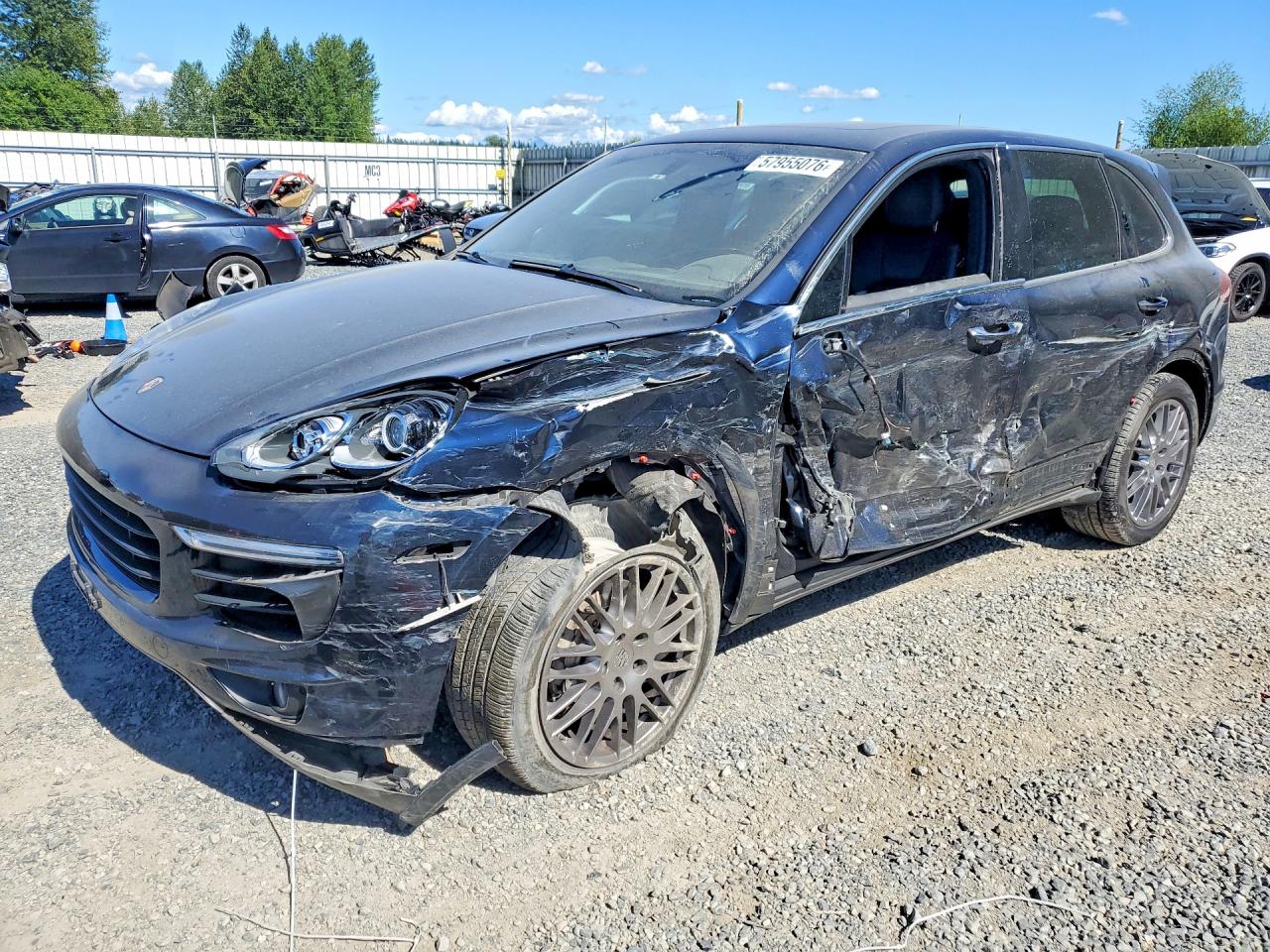 2015 Porsche Cayenne S Black vin: WP1AB2A28FLA56641