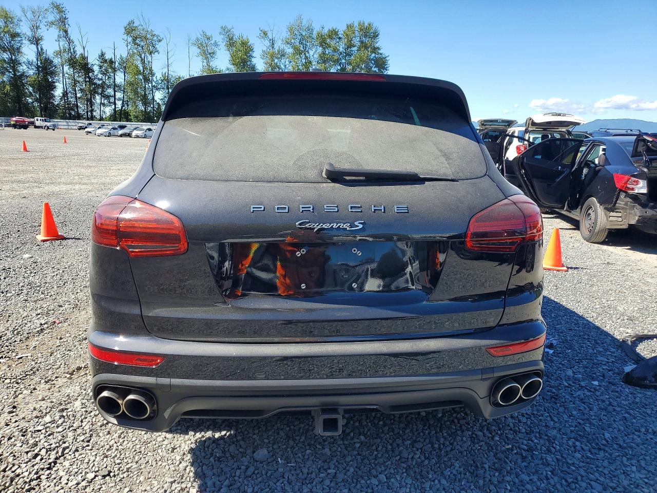2015 Porsche Cayenne S Black vin: WP1AB2A28FLA56641