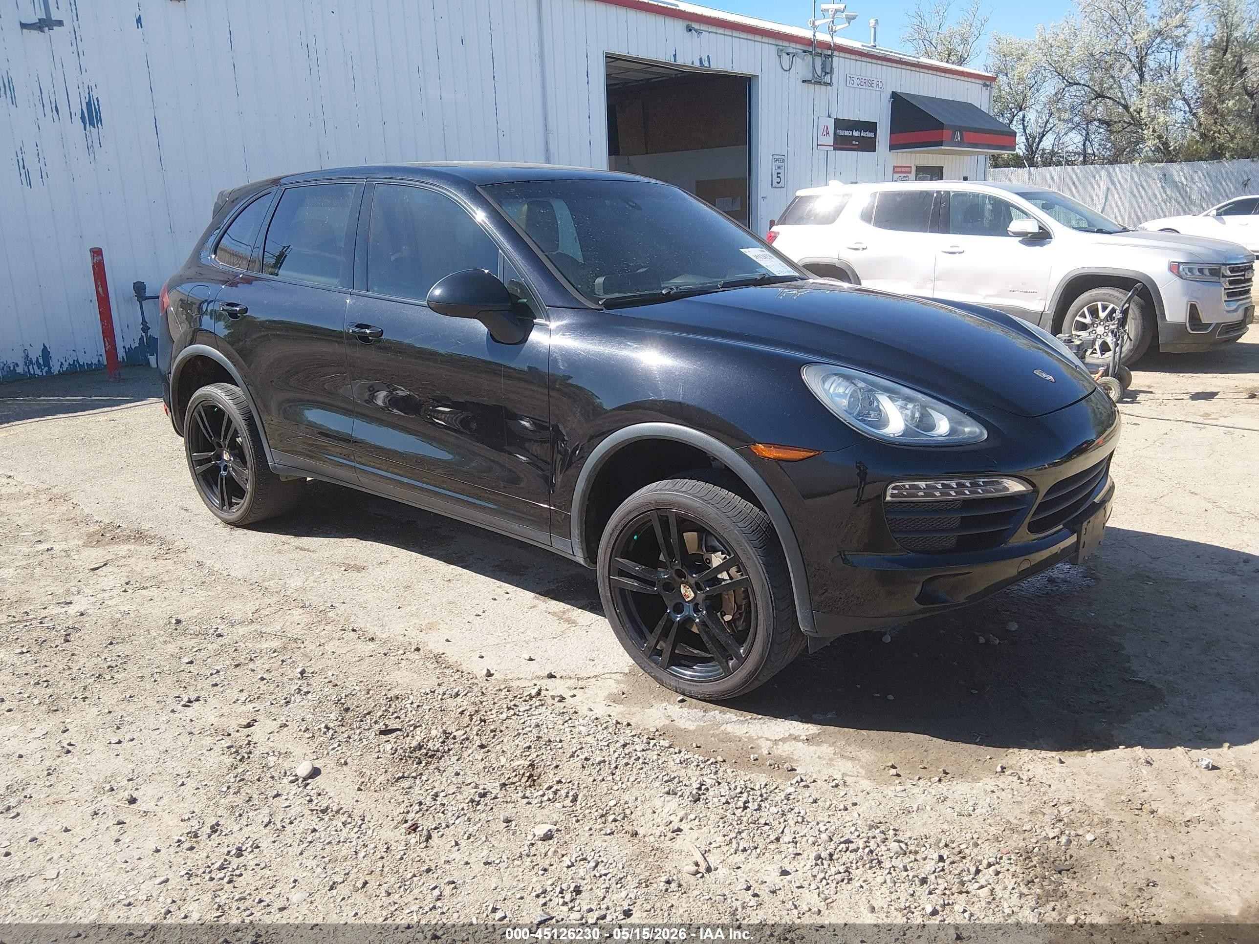 2012 Porsche Cayenne S Black vin: WP1AB2A29CLA47703