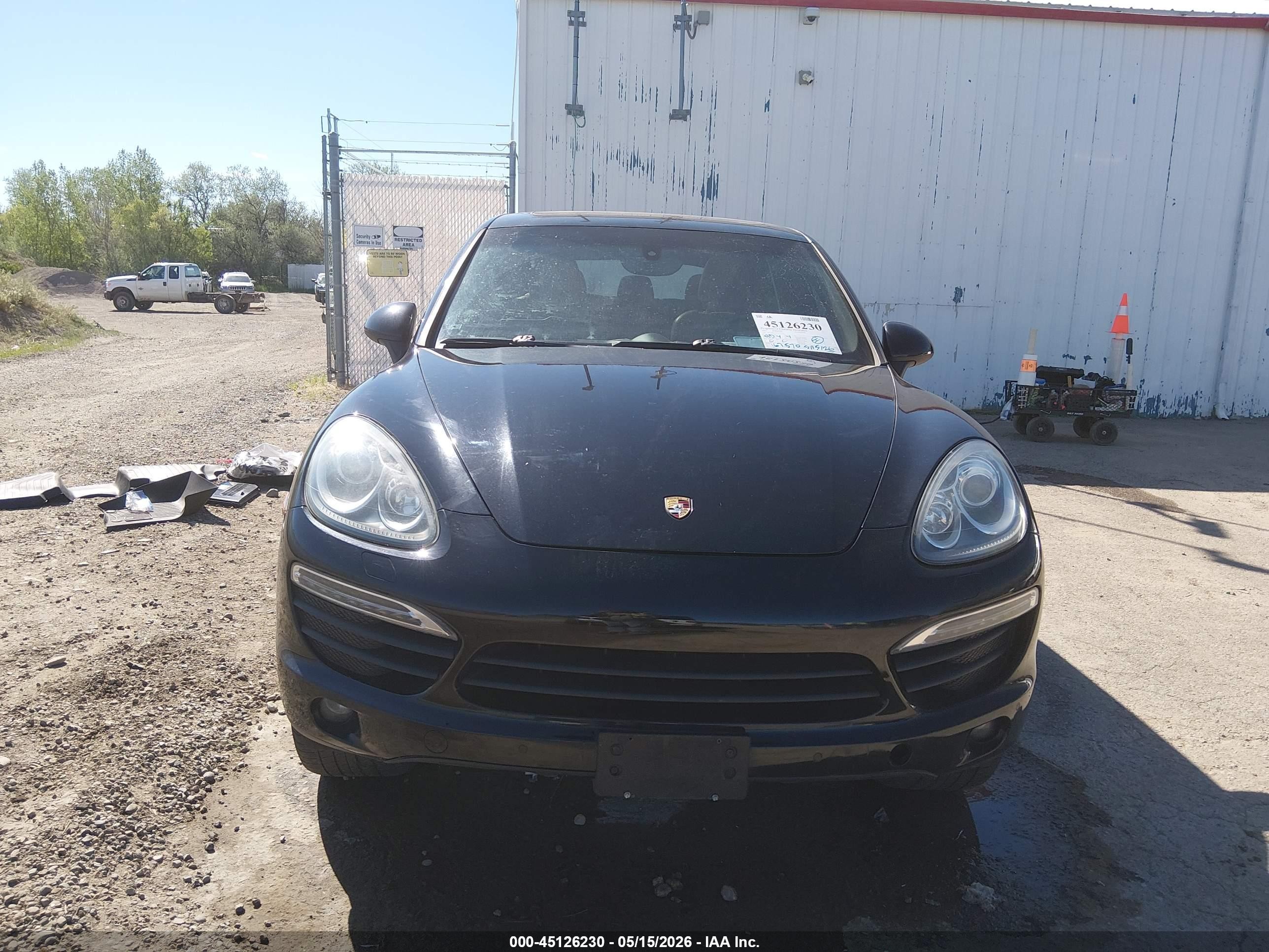 2012 Porsche Cayenne S Black vin: WP1AB2A29CLA47703