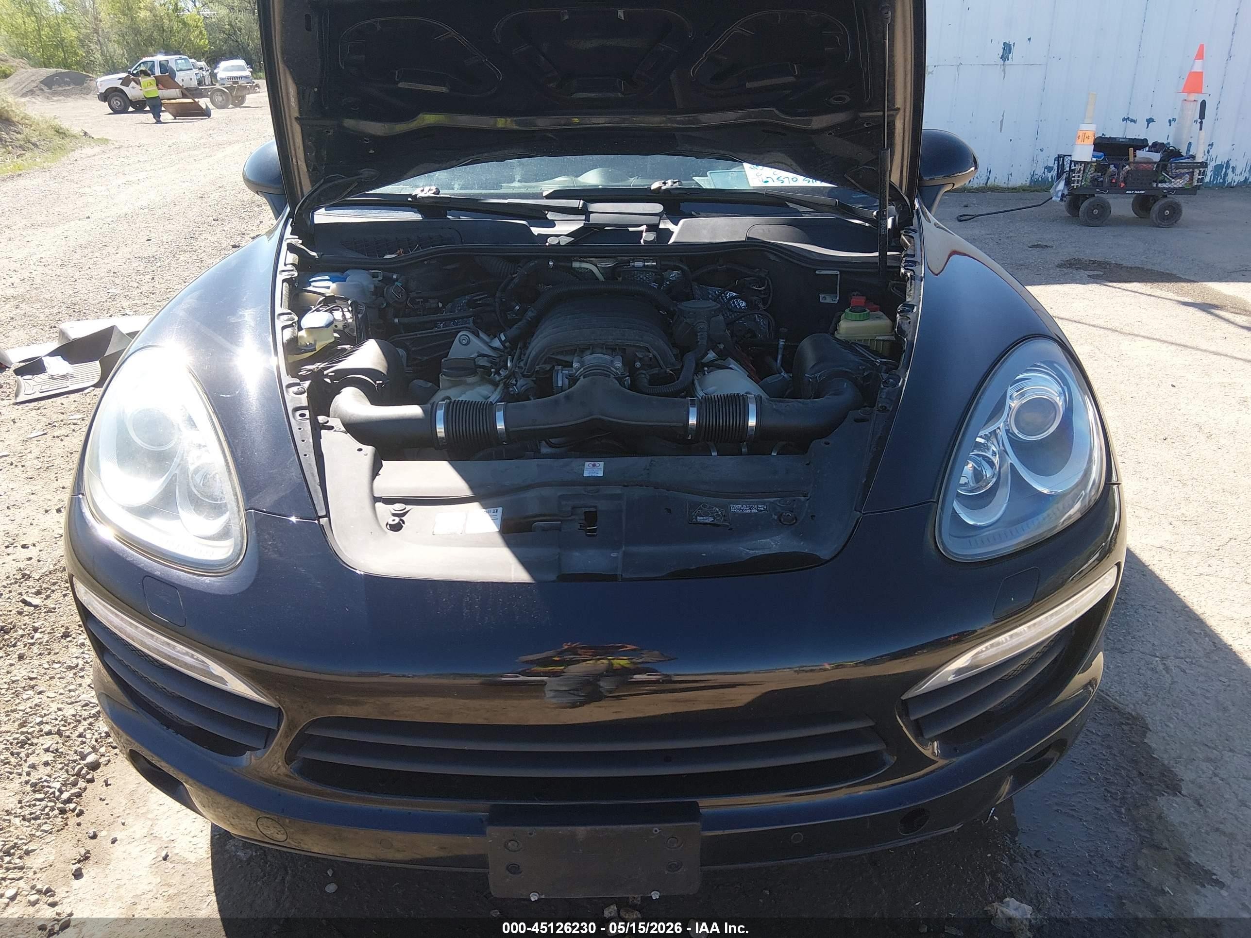 2012 Porsche Cayenne S Black vin: WP1AB2A29CLA47703