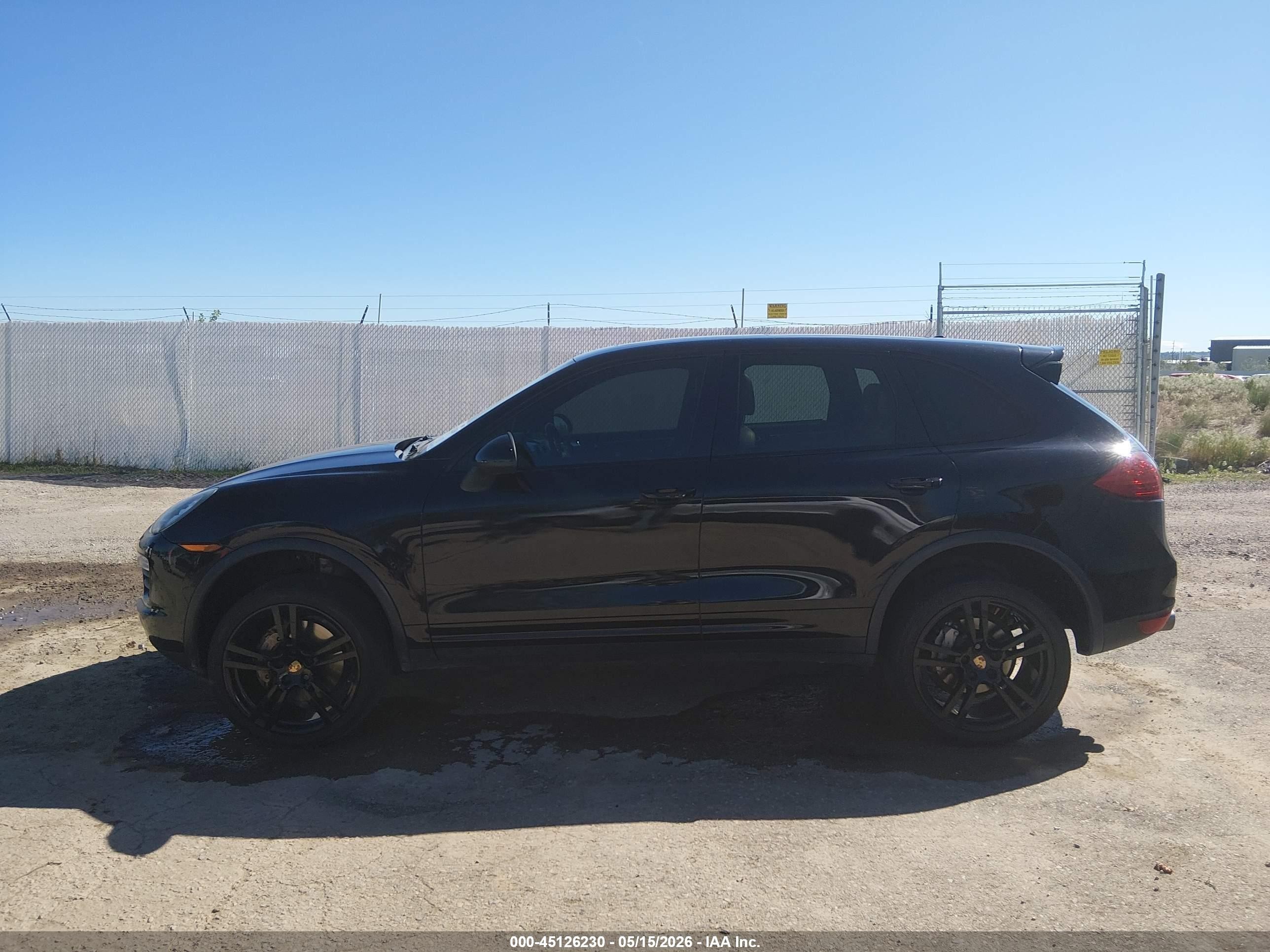2012 Porsche Cayenne S Black vin: WP1AB2A29CLA47703