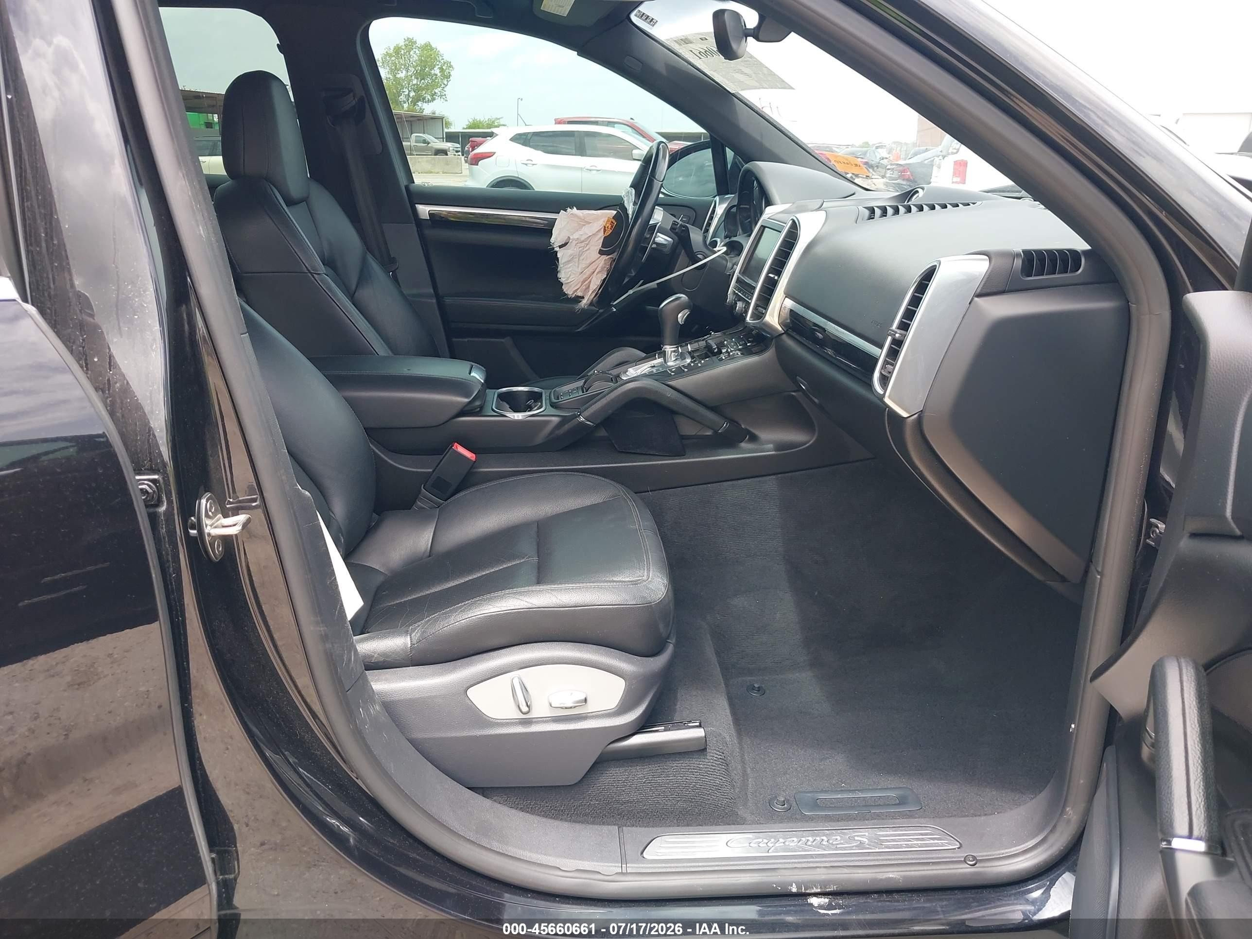 2015 Porsche Cayenne S Black vin: WP1AB2A29FLA56213
