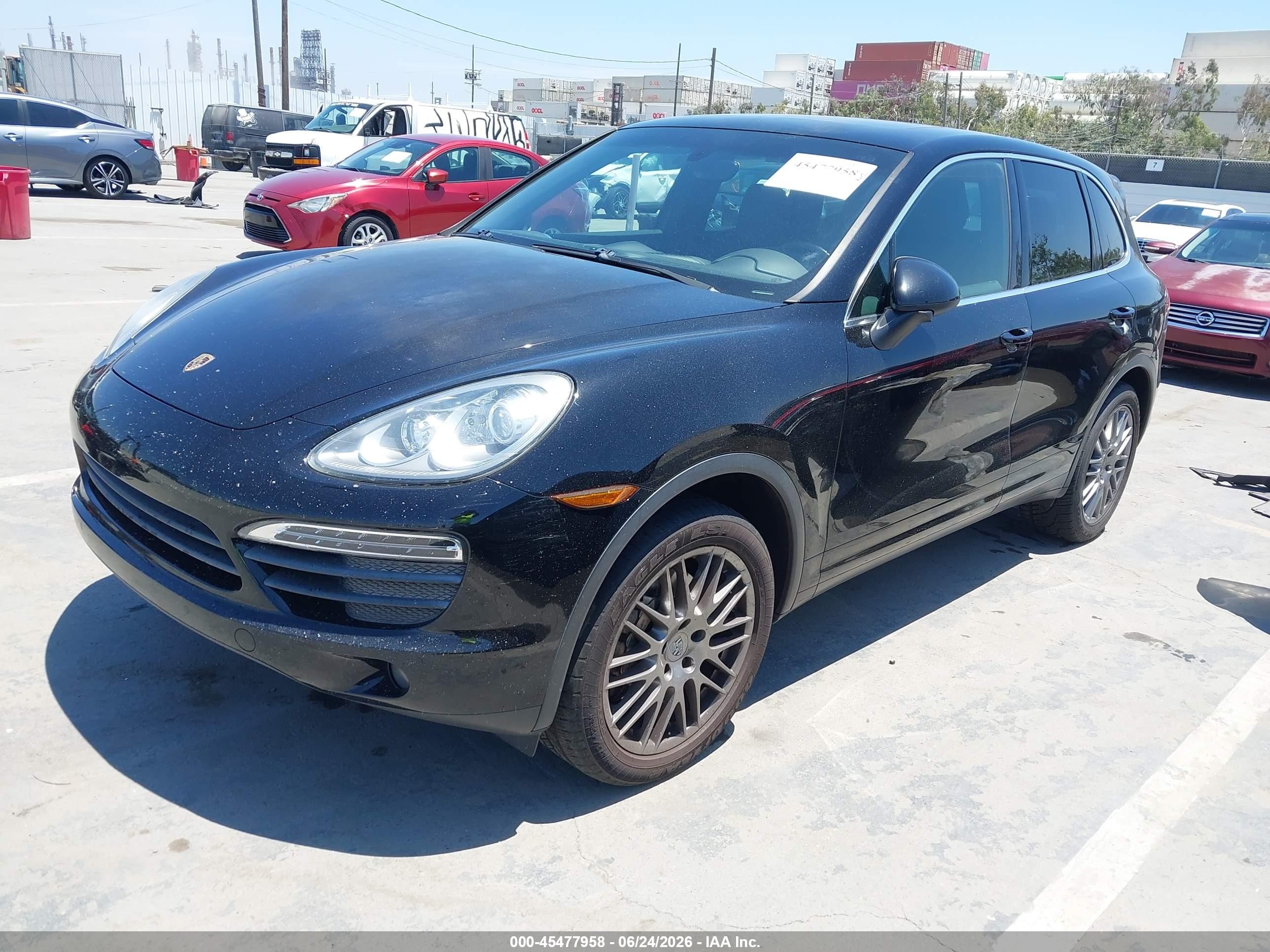 2013 Porsche Cayenne S Black vin: WP1AB2A2XDLA85863