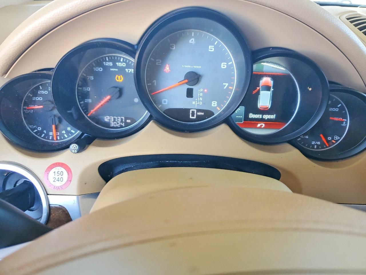 2014 Porsche Cayenne S Gray vin: WP1AB2A2XELA57644