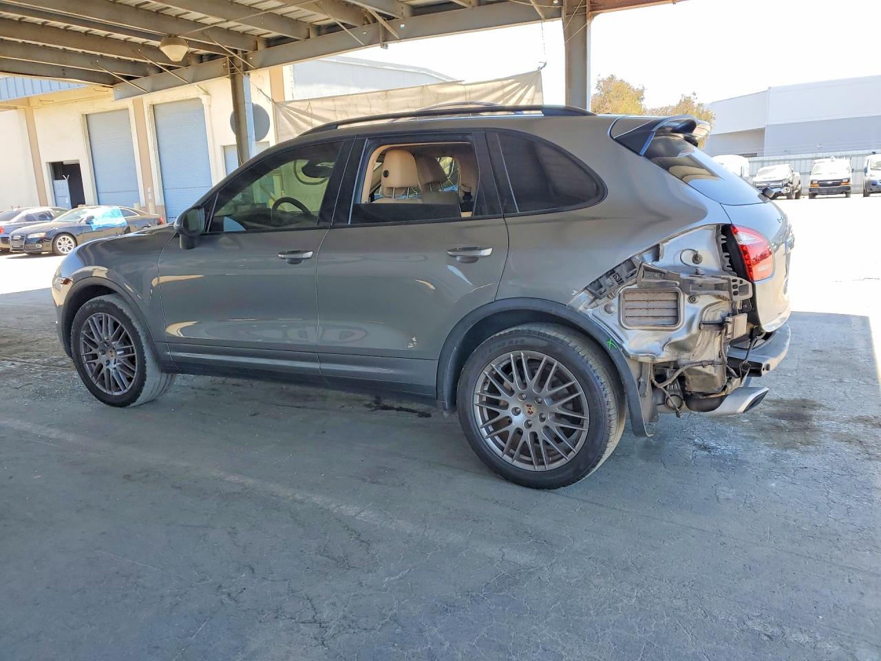 2014 Porsche Cayenne S Gray vin: WP1AB2A2XELA57644