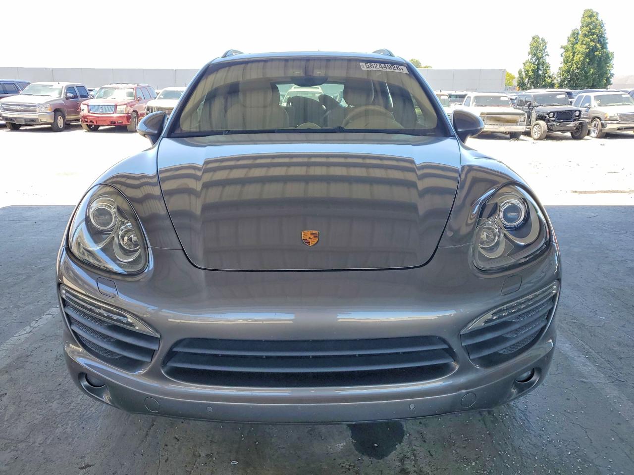 2014 Porsche Cayenne S Gray vin: WP1AB2A2XELA57644