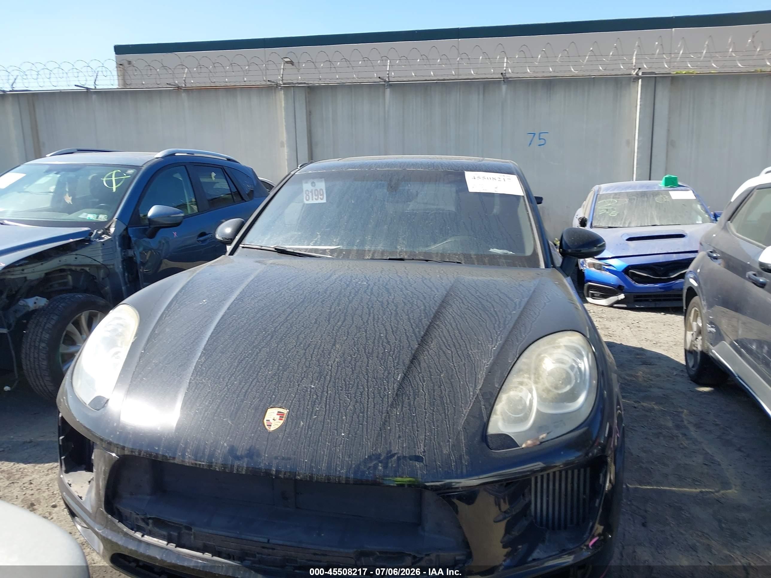 2015 Porsche Macan S Black vin: WP1AB2A50FLB54329