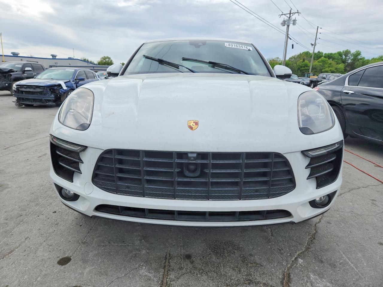 2017 Porsche Macan S White vin: WP1AB2A50HLB14951