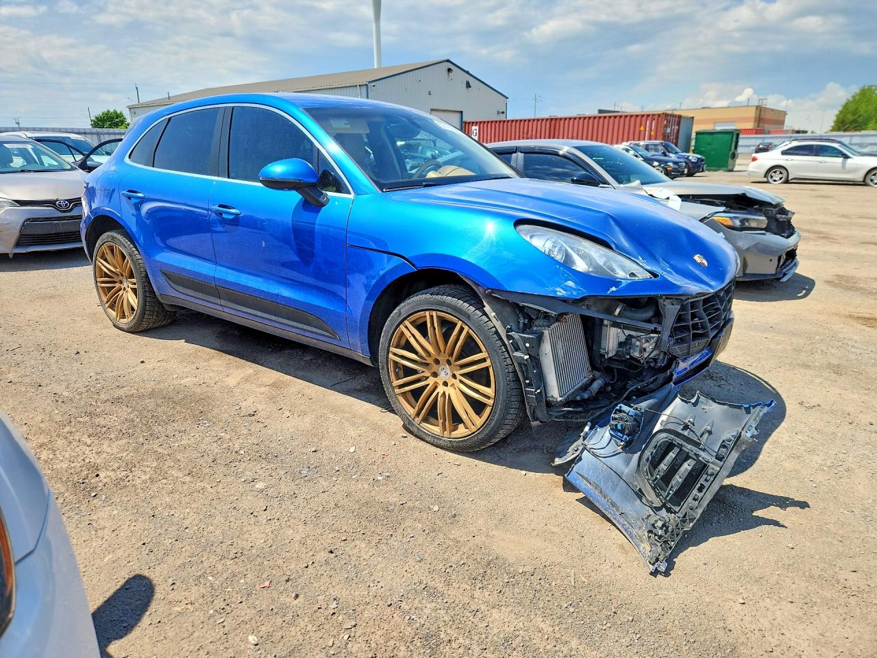 2015 Porsche Macan S Blue vin: WP1AB2A51FLB44215