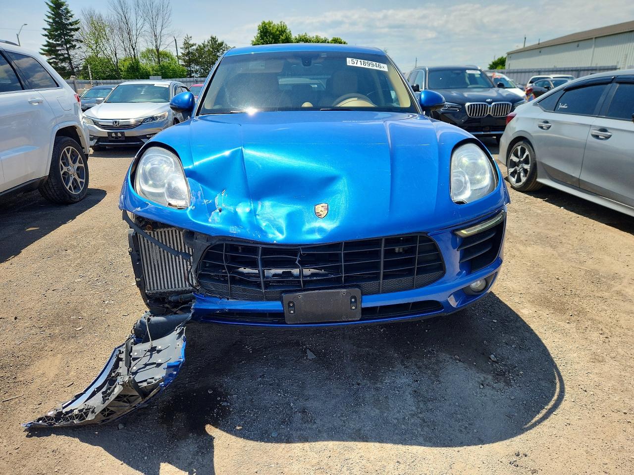 2015 Porsche Macan S Blue vin: WP1AB2A51FLB44215
