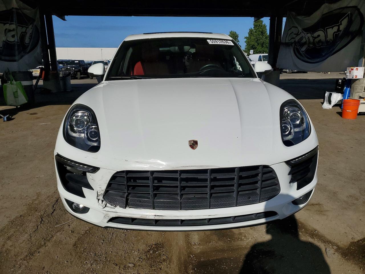 2015 Porsche Macan S White vin: WP1AB2A51FLB58146