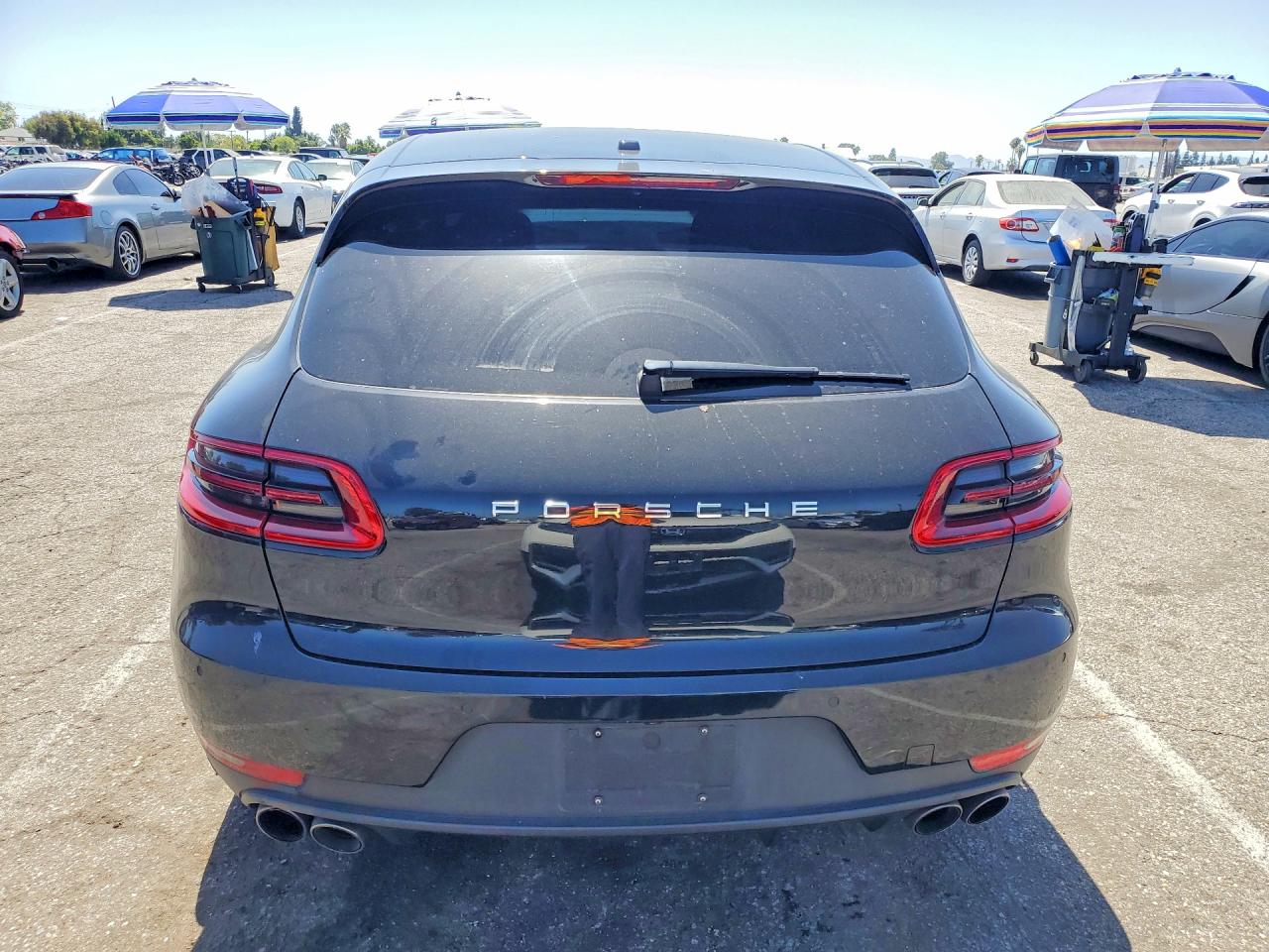 2015 Porsche Macan S Black vin: WP1AB2A51FLB62312