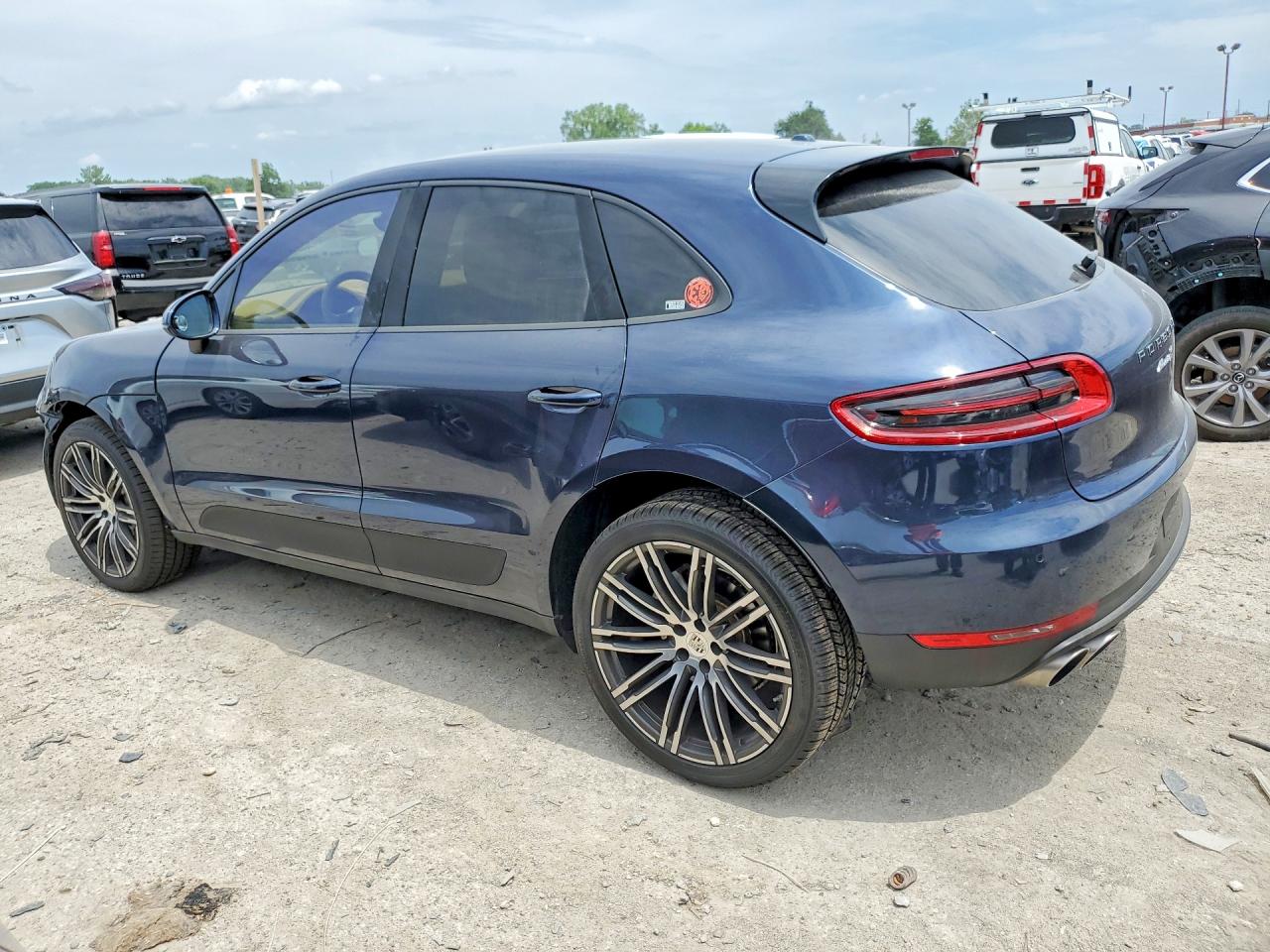 2015 Porsche Macan S Синий vin: WP1AB2A52FLB52324