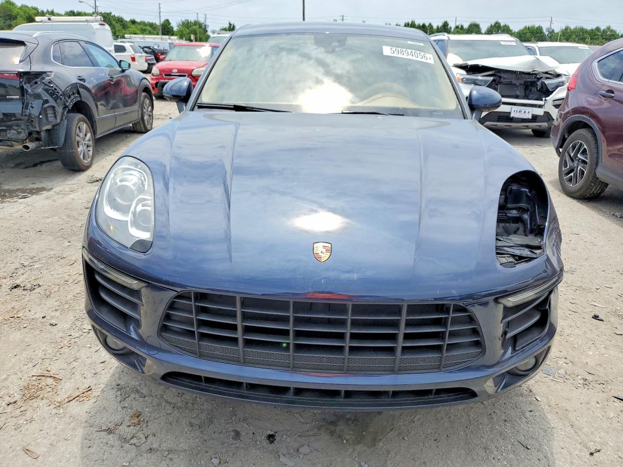 2015 Porsche Macan S Синий vin: WP1AB2A52FLB52324