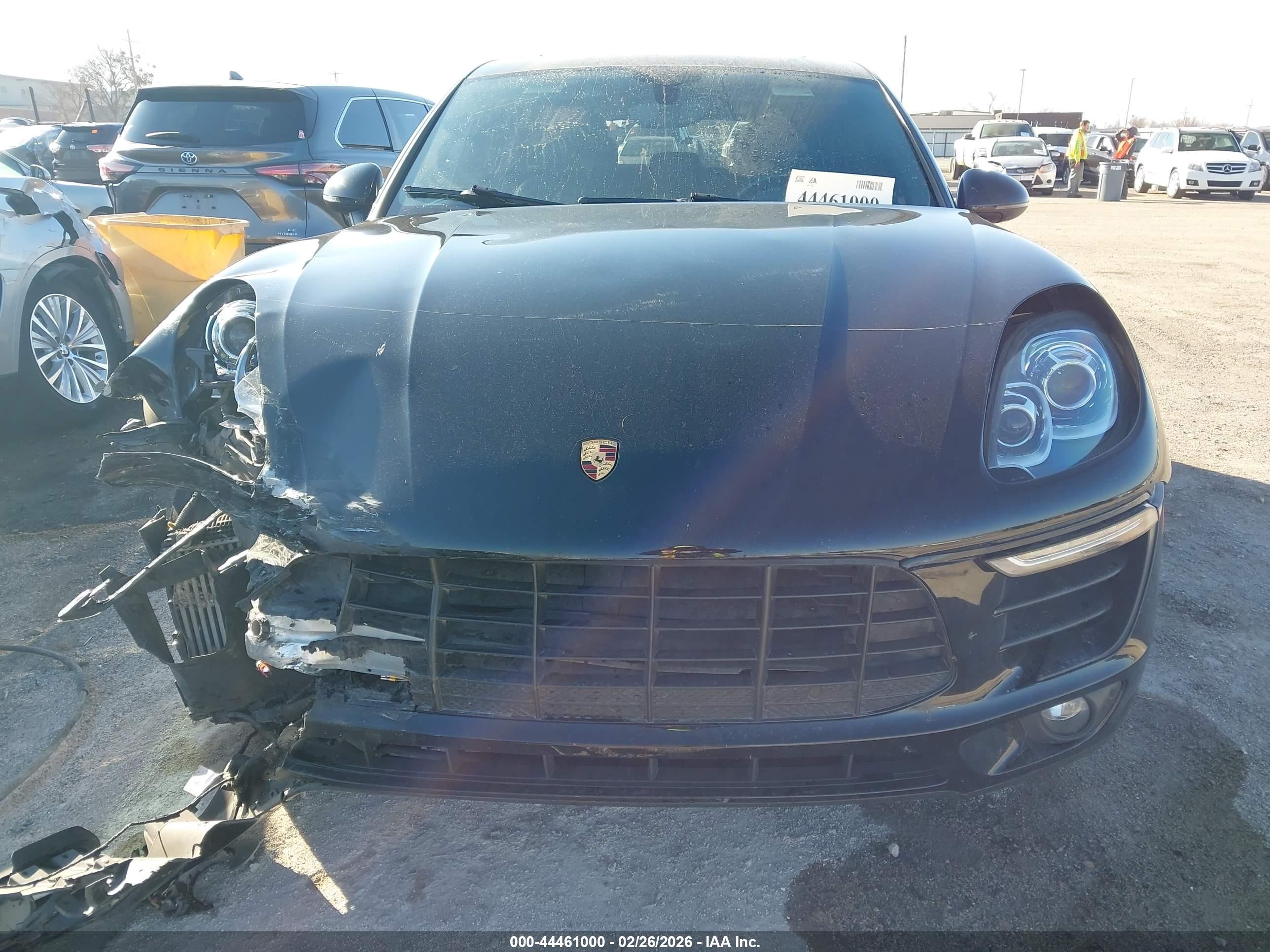 2015 Porsche Macan S Черный vin: WP1AB2A52FLB60021
