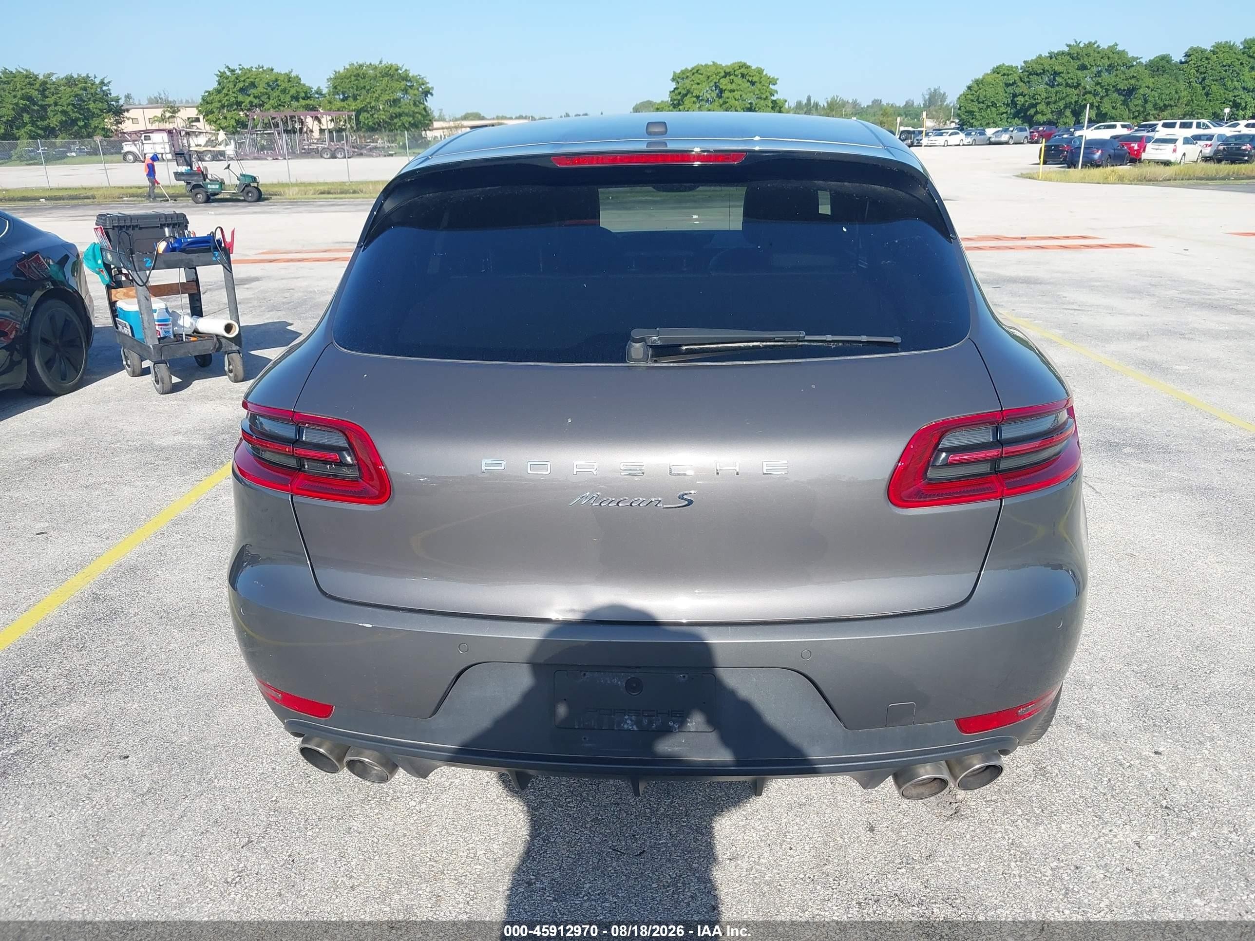 2015 Porsche Macan S Brown vin: WP1AB2A52FLB69737