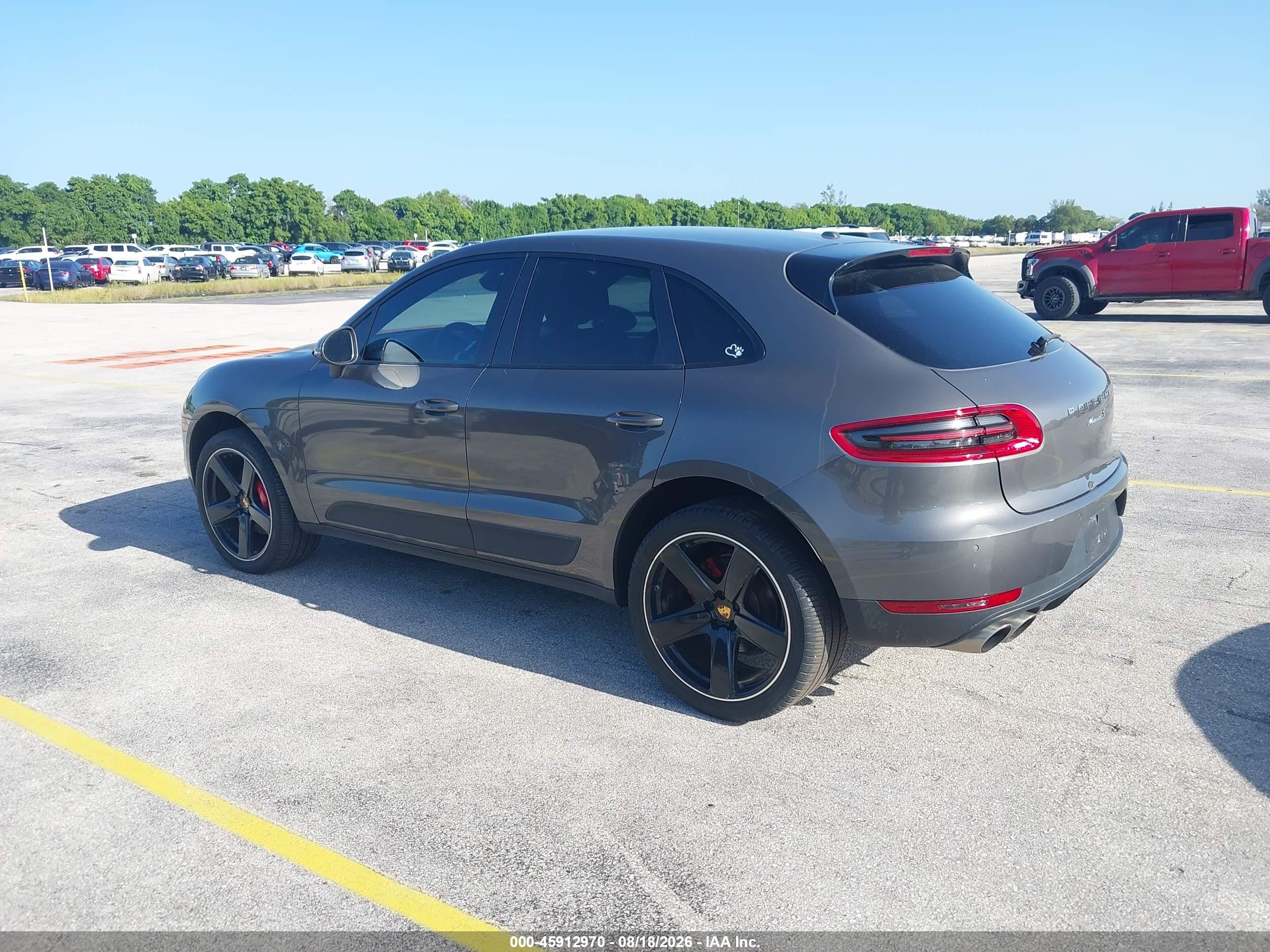 2015 Porsche Macan S Brown vin: WP1AB2A52FLB69737