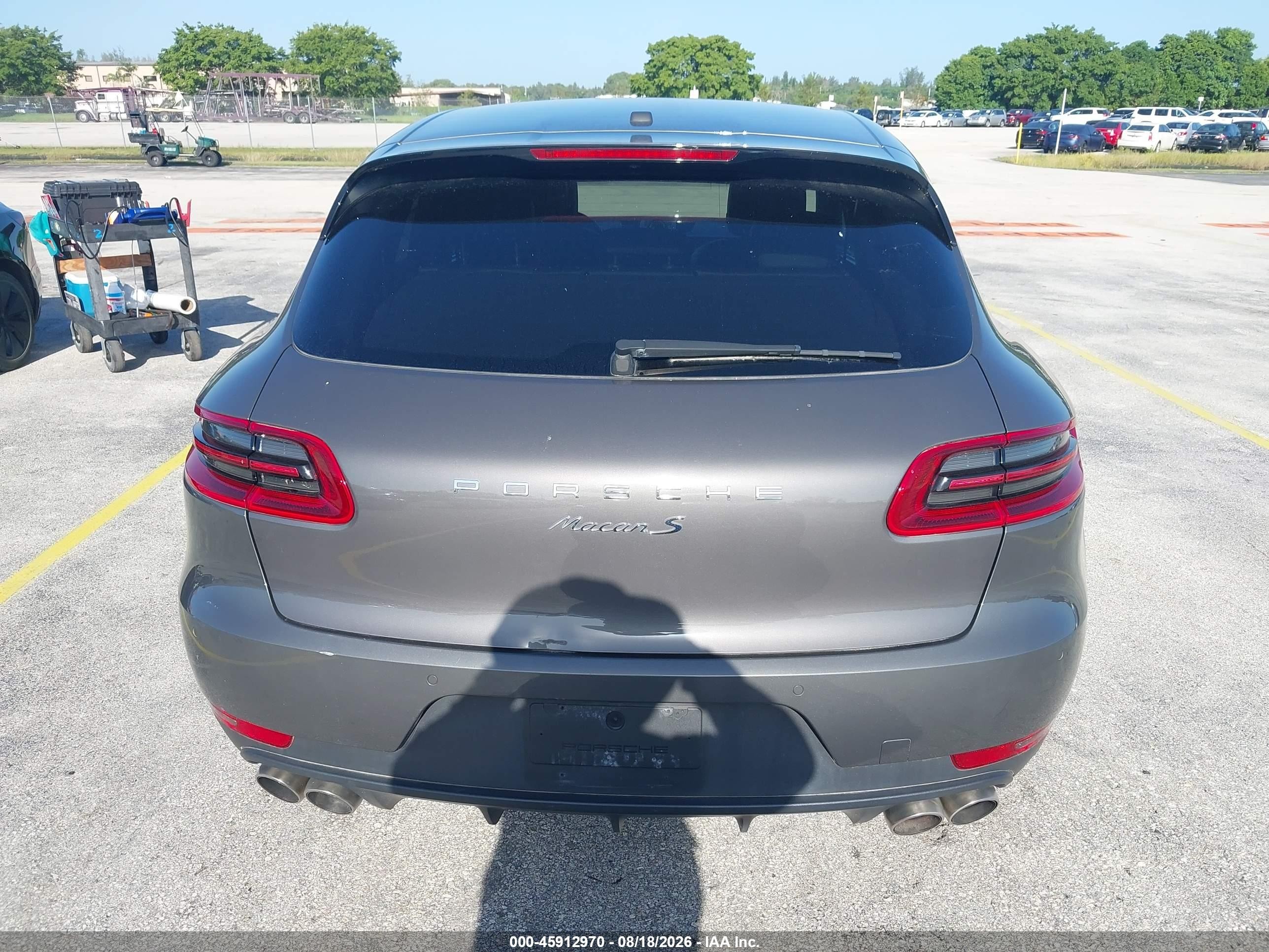 2015 Porsche Macan S Brown vin: WP1AB2A52FLB69737