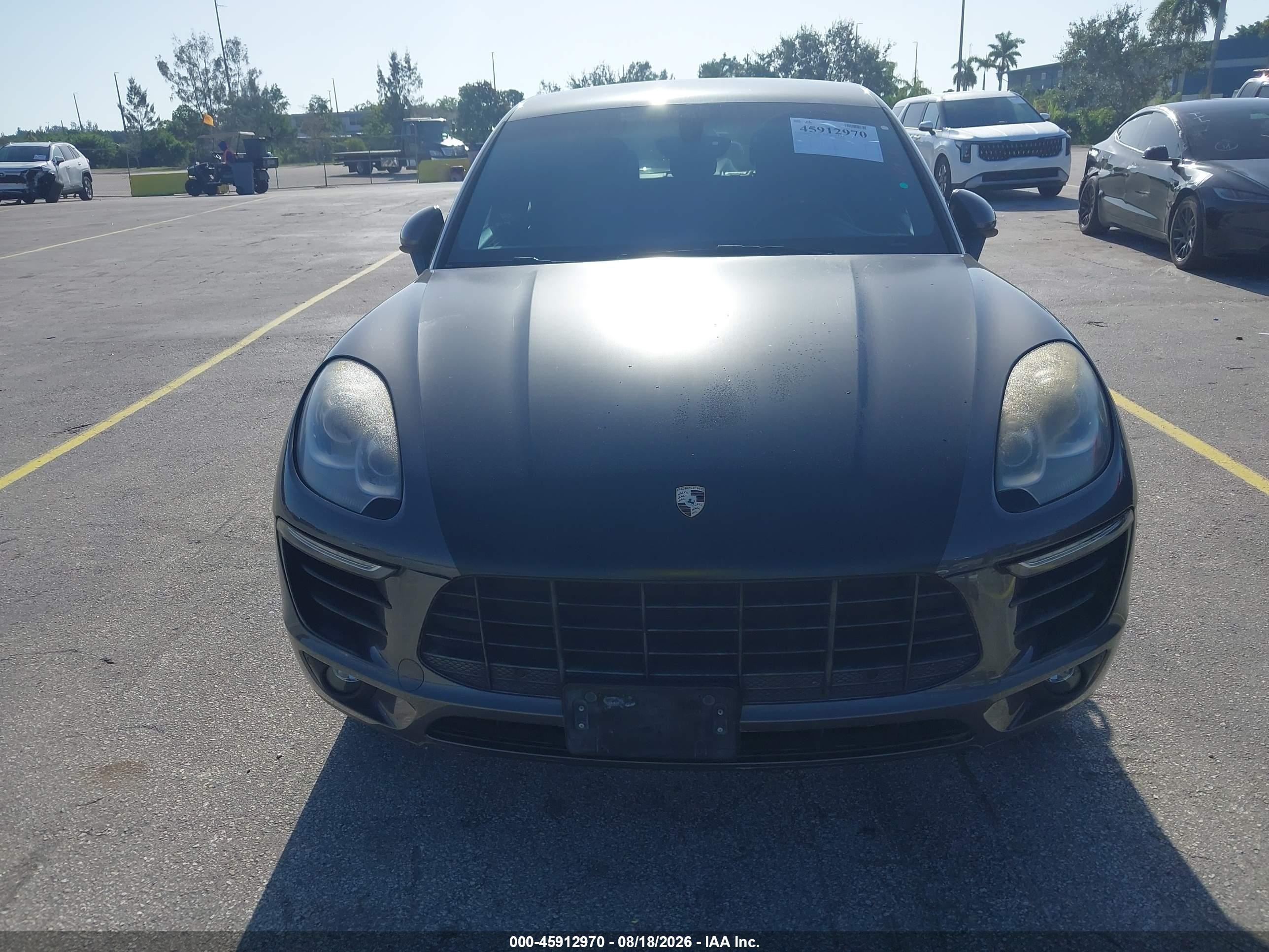 2015 Porsche Macan S Brown vin: WP1AB2A52FLB69737