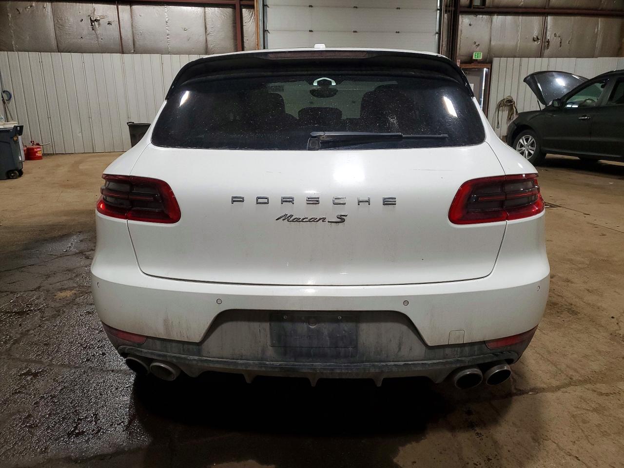 2015 Porsche Macan S White vin: WP1AB2A53FLB66779