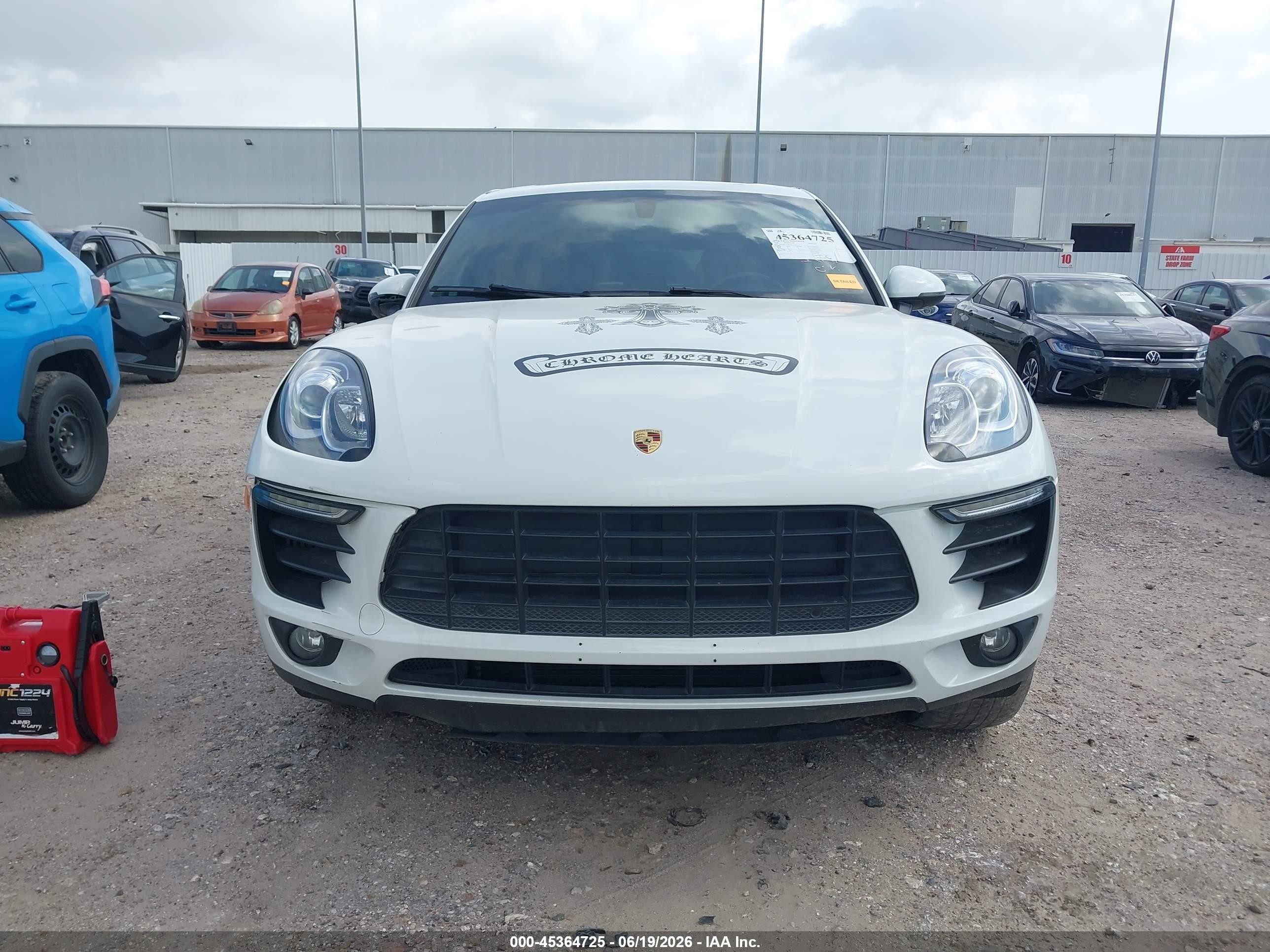 2015 Porsche Macan S White vin: WP1AB2A54FLB71571